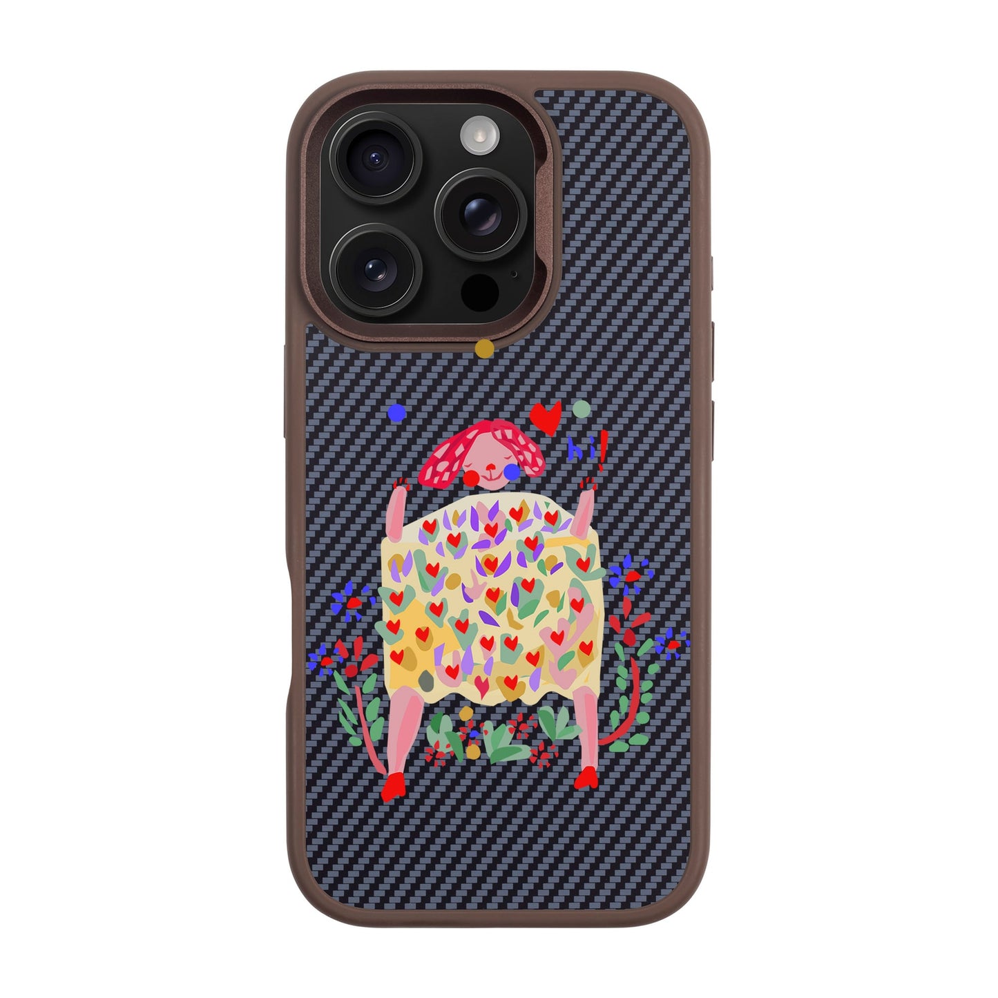 ÜÇ TOP-iPhone 16 Pro Plaid Kılıf MagSafe Özellikli