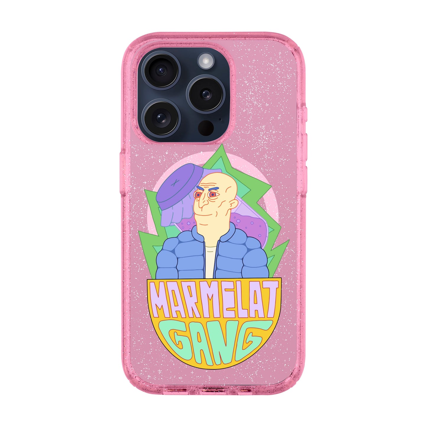 MARMELAT GANG-iPhone 15 Pro Shiny Kılıf MagSafe Özellikli