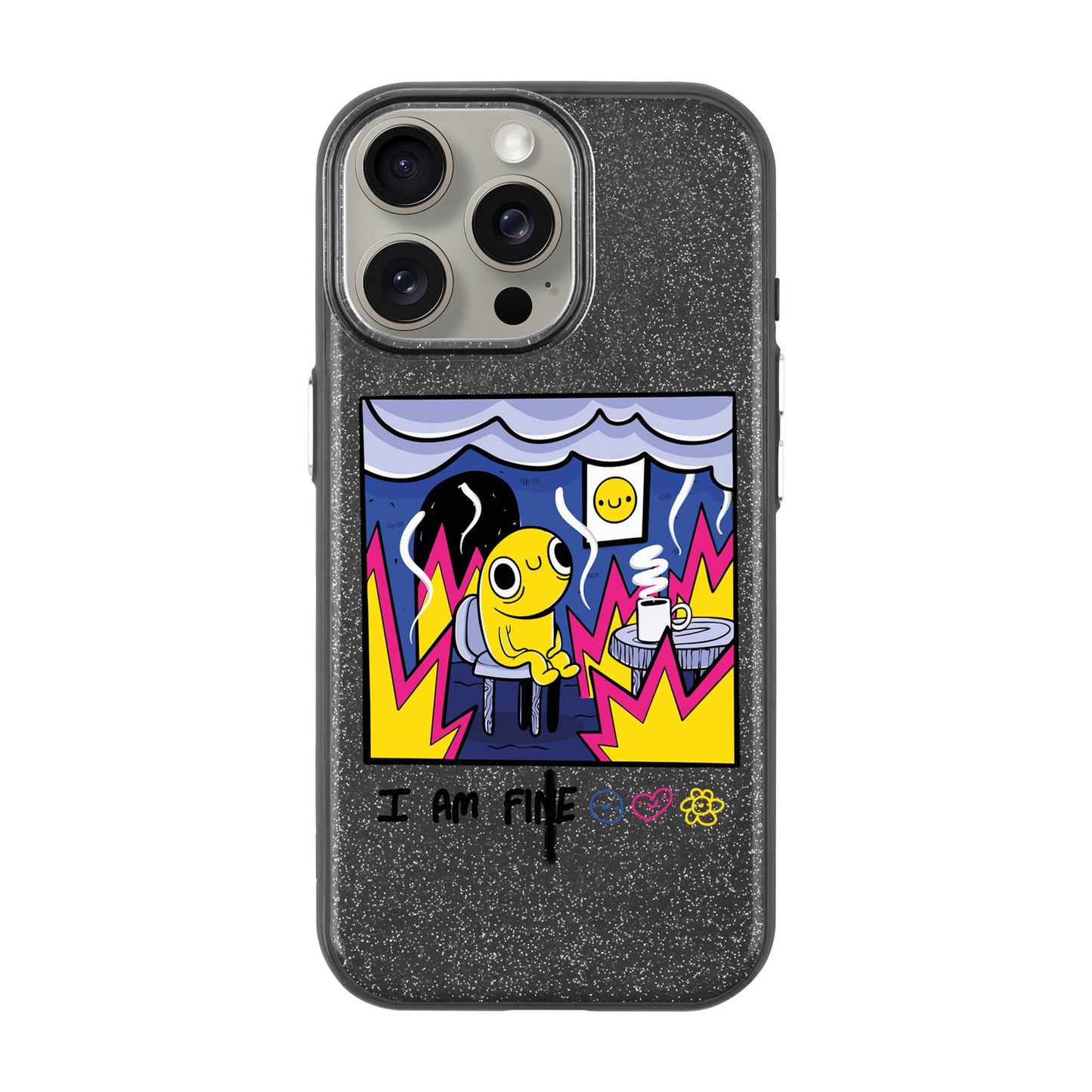 I AM FINE-iPhone 15 Pro Max Radiant Kılıf MagSafe Özellikli