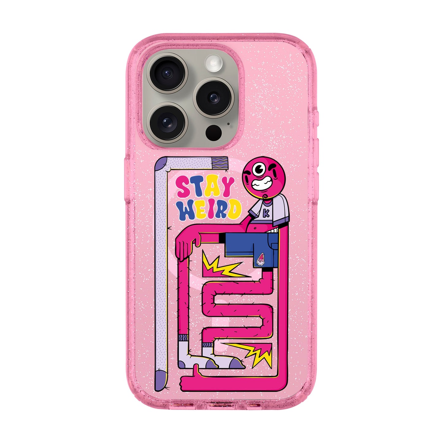 OG TOOTHY-iPhone 15 Pro Max Shiny Kılıf MagSafe Özellikli