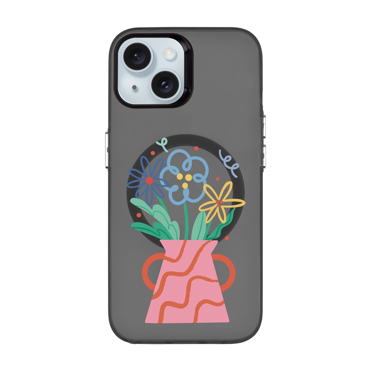 PINK VASE-iPhone 13 Hold Kılıf MagSafe Özellikli