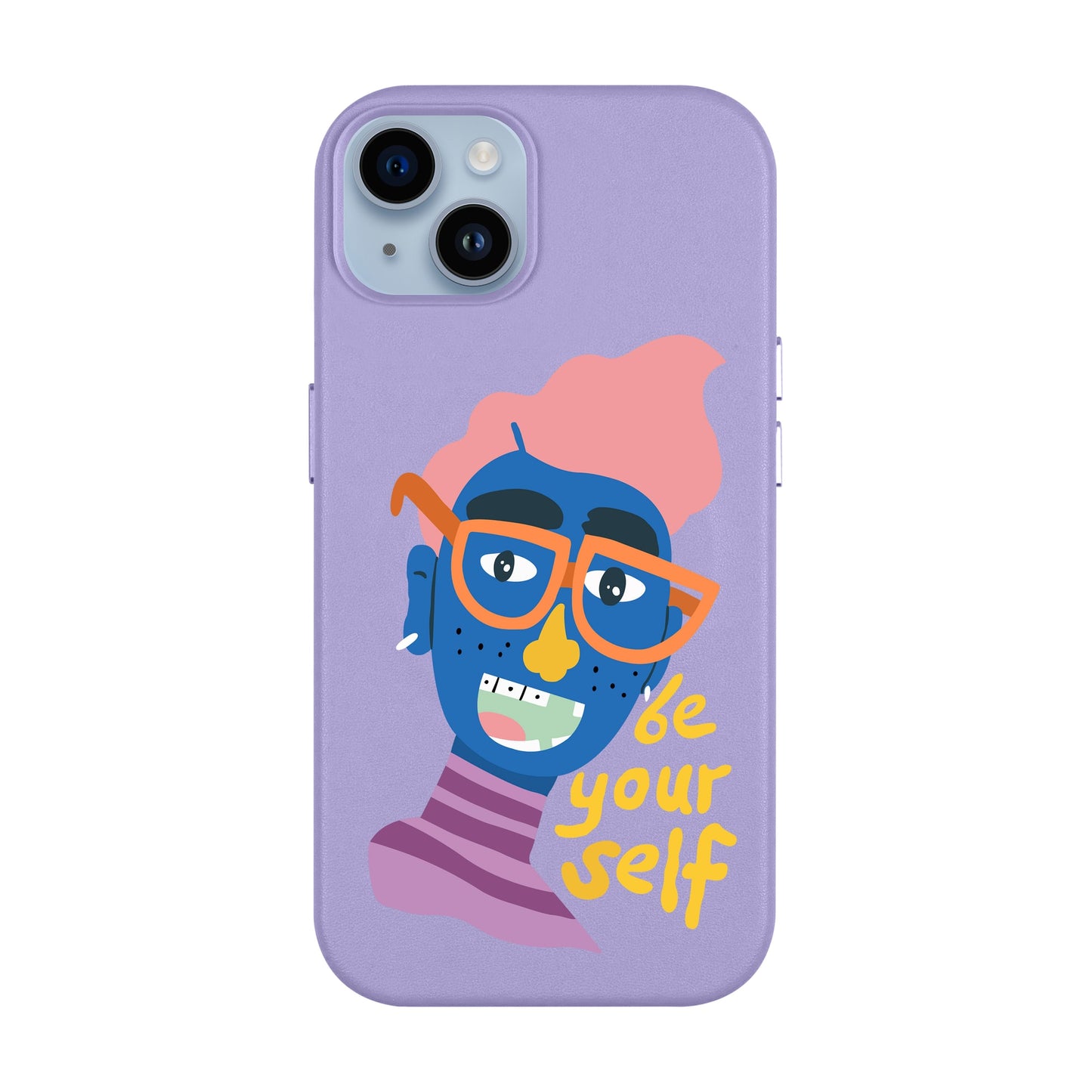 BE YOUR SELF-iPhone 14 Plus Leather Kılıf MagSafe Özellikli