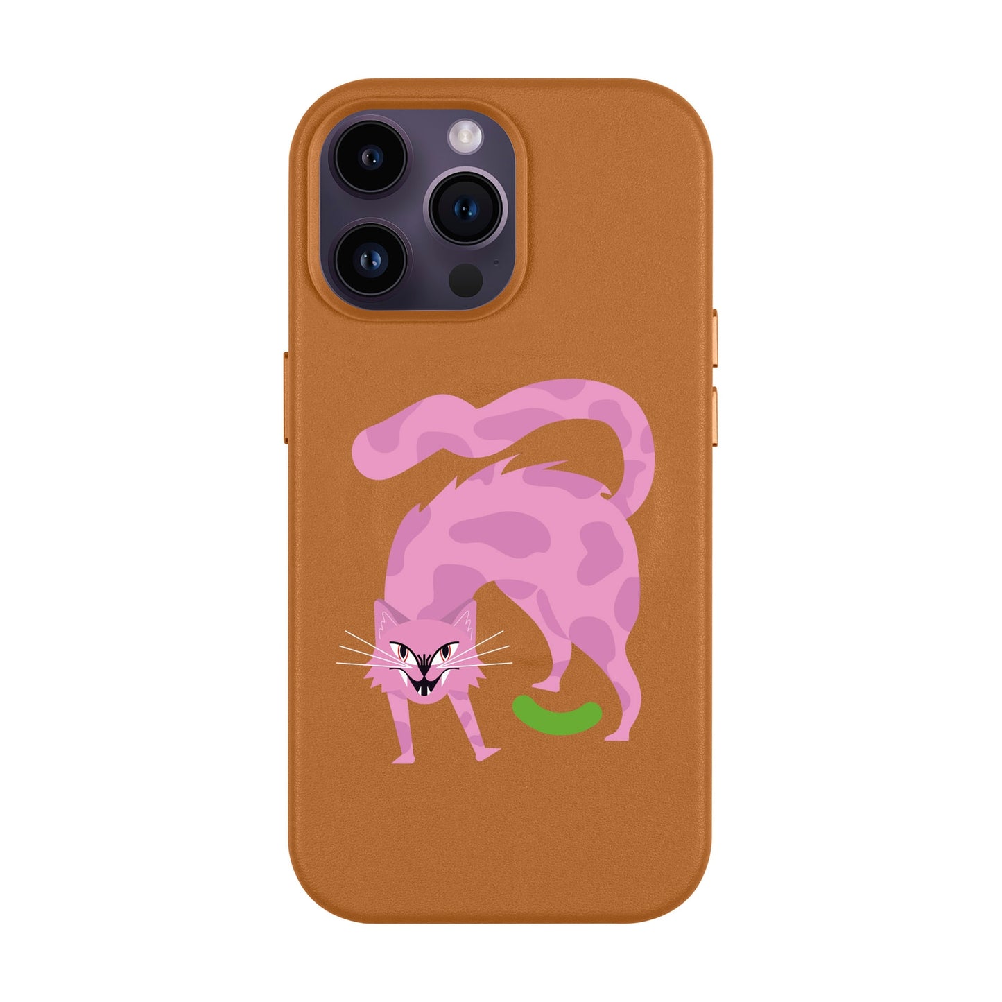 GRUMBLEPAWS-iPhone 14 Pro Max Leather Kılıf MagSafe Özellikli
