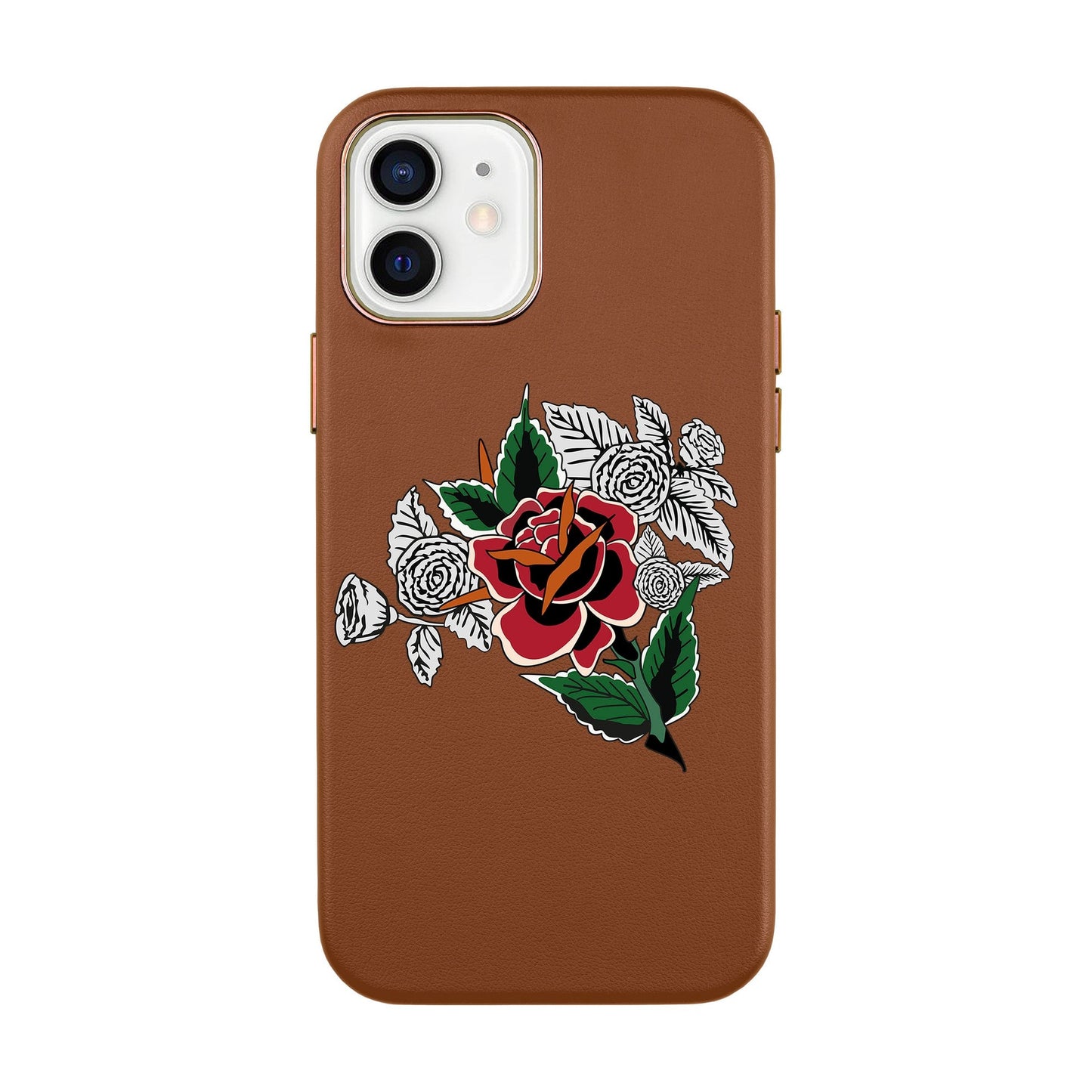 DRY ROSE-iPhone 12 Mini Leather Kılıf