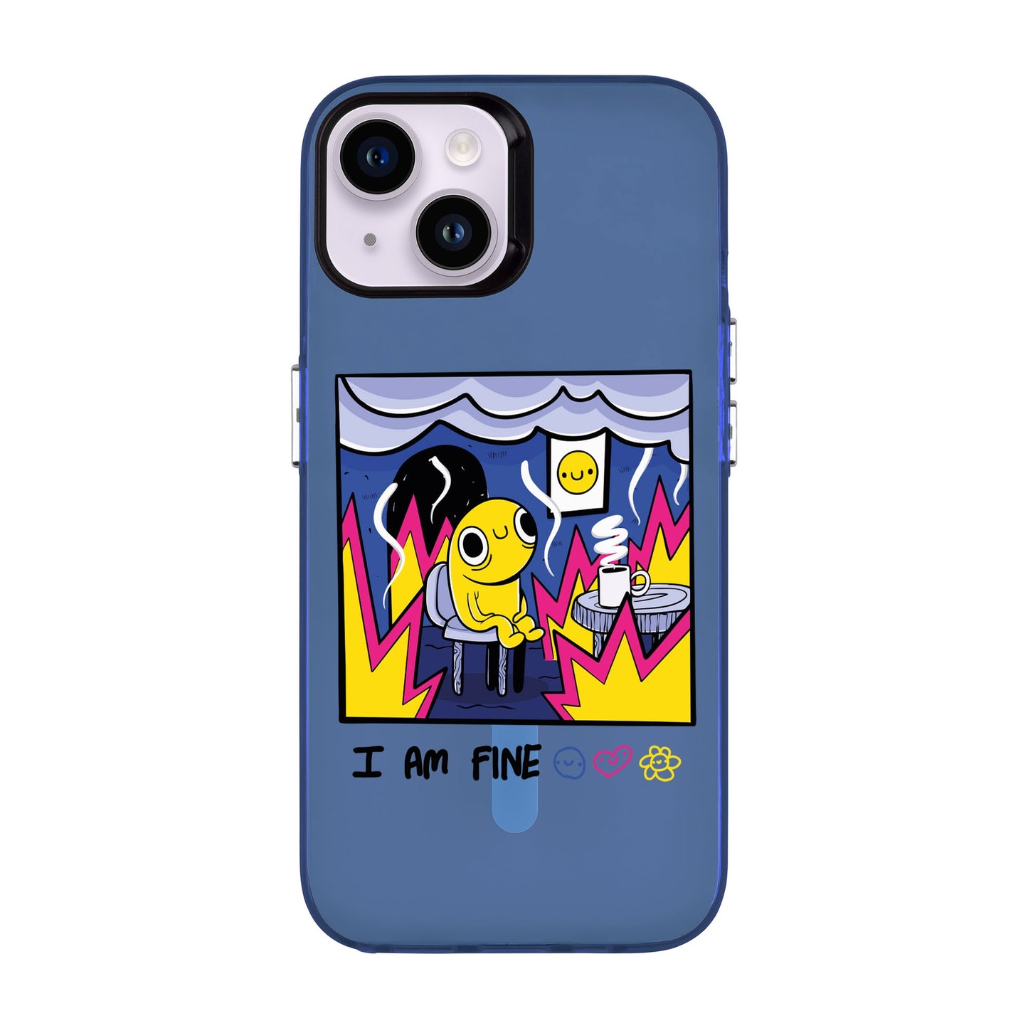 I AM FINE-iPhone 14 Hold Kılıf MagSafe Özellikli