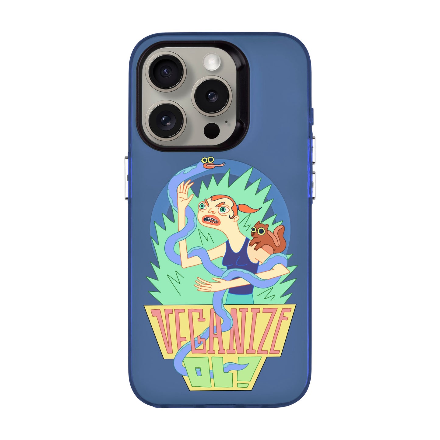 VEGANİZE-iPhone 15 Pro Hold Kılıf MagSafe Özellikli