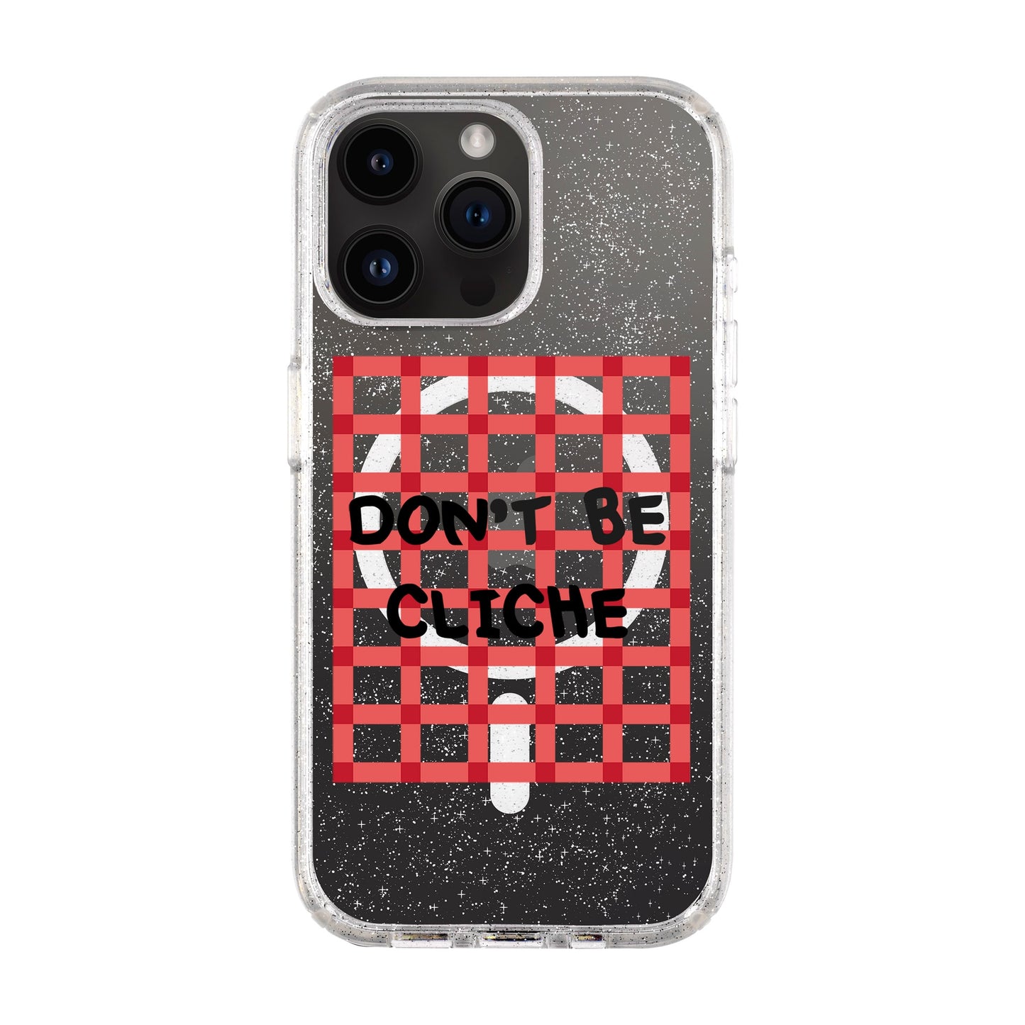 DON'T BE CLICHE-iPhone 14 Pro Max Shiny Kılıf MagSafe Özellikli