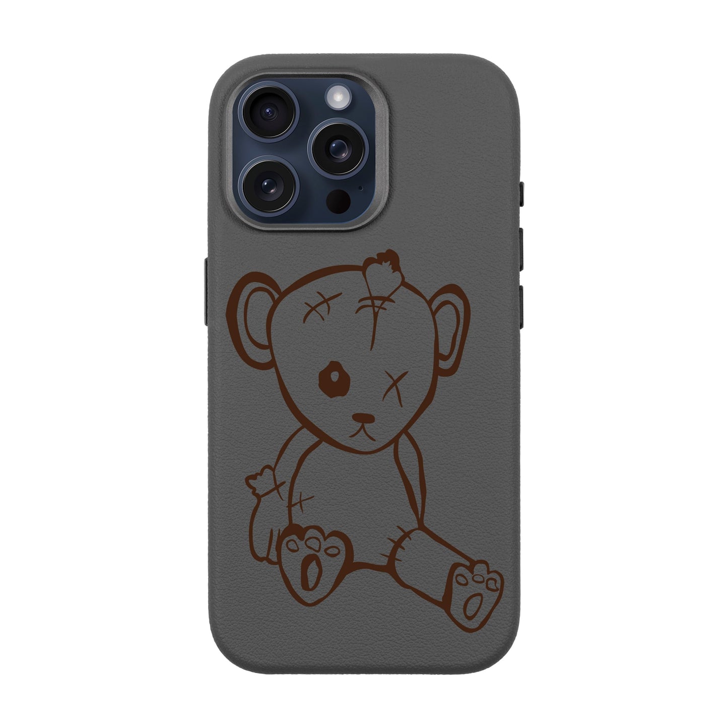BABY BEAR-iPhone 15 Pro Max Leather Premium Kılıf MagSafe Özellikli