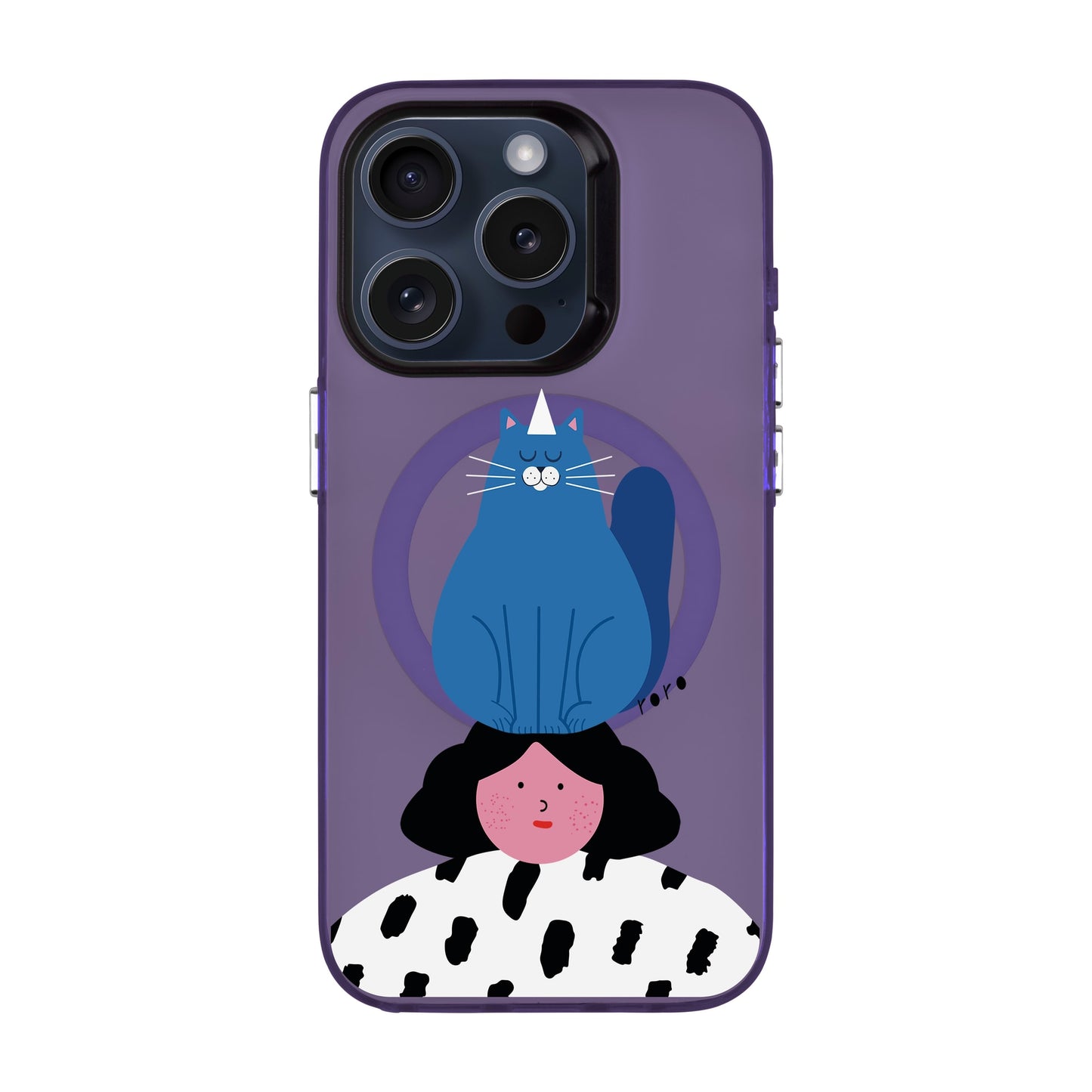 NAUGHTY CAT-iPhone 13 Pro Hold Kılıf MagSafe Özellikli