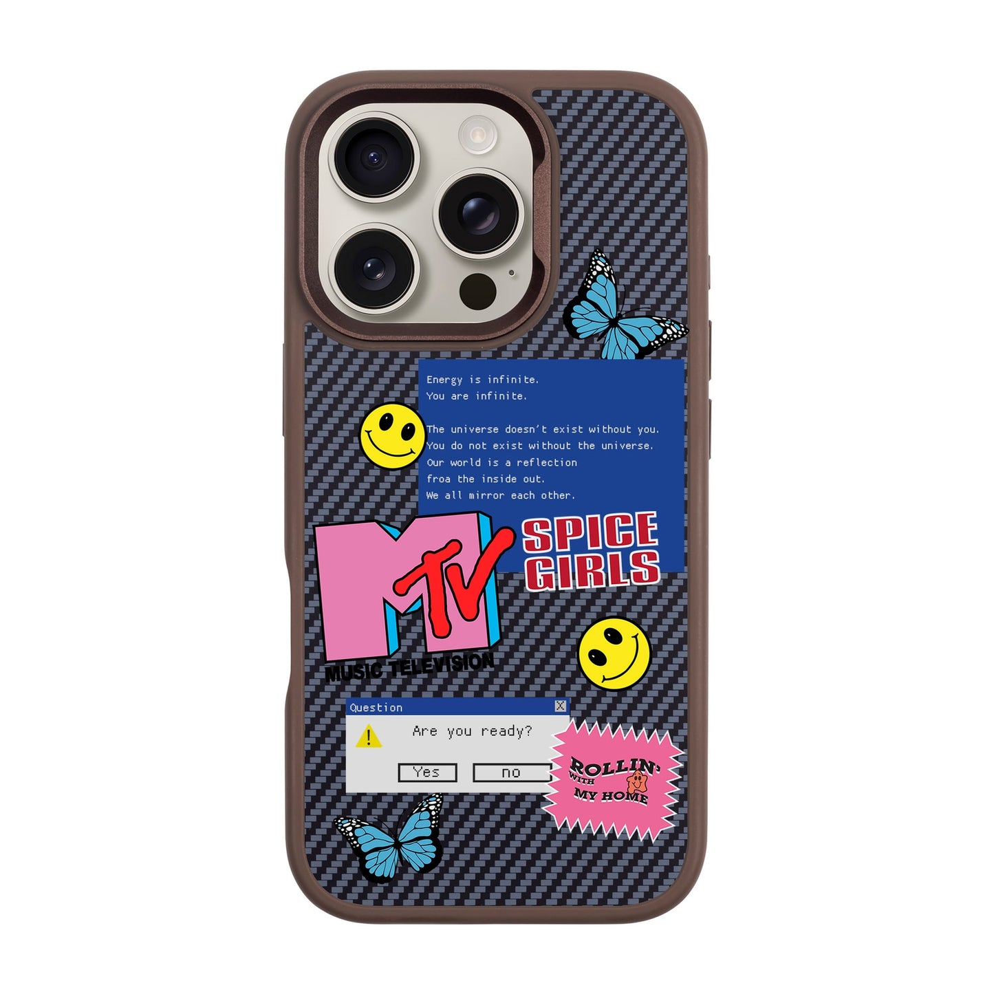 ARE YOU READY-iPhone 16 Pro Plaid Kılıf MagSafe Özellikli