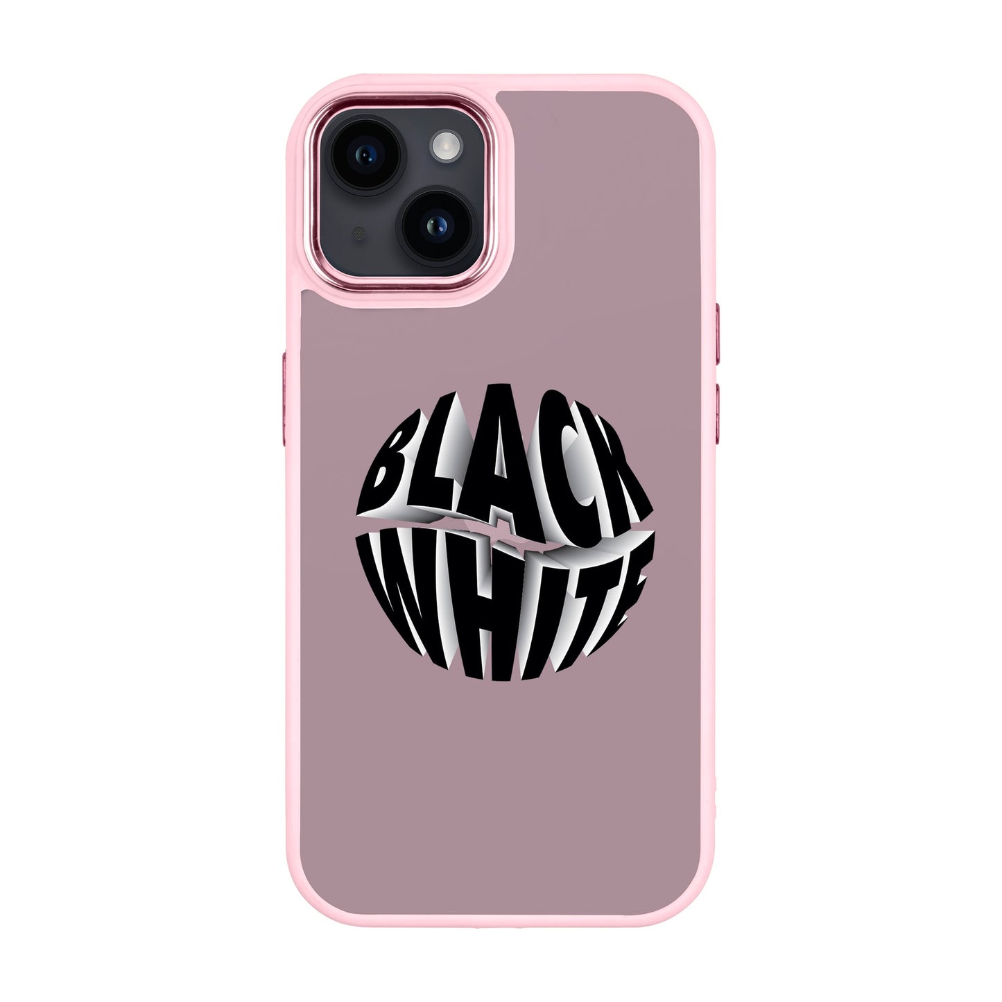 BLACK WHITE-iPhone 14 Plus Proof Kılıf
