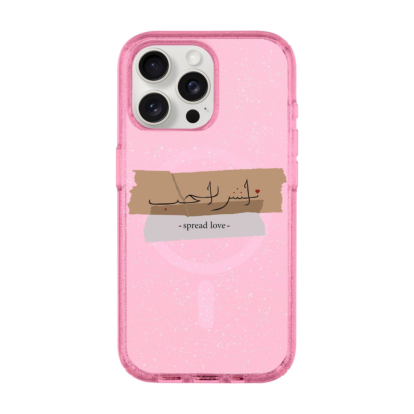 SPREAD LOVE-iPhone 15 Pro Max Shiny Kılıf MagSafe Özellikli