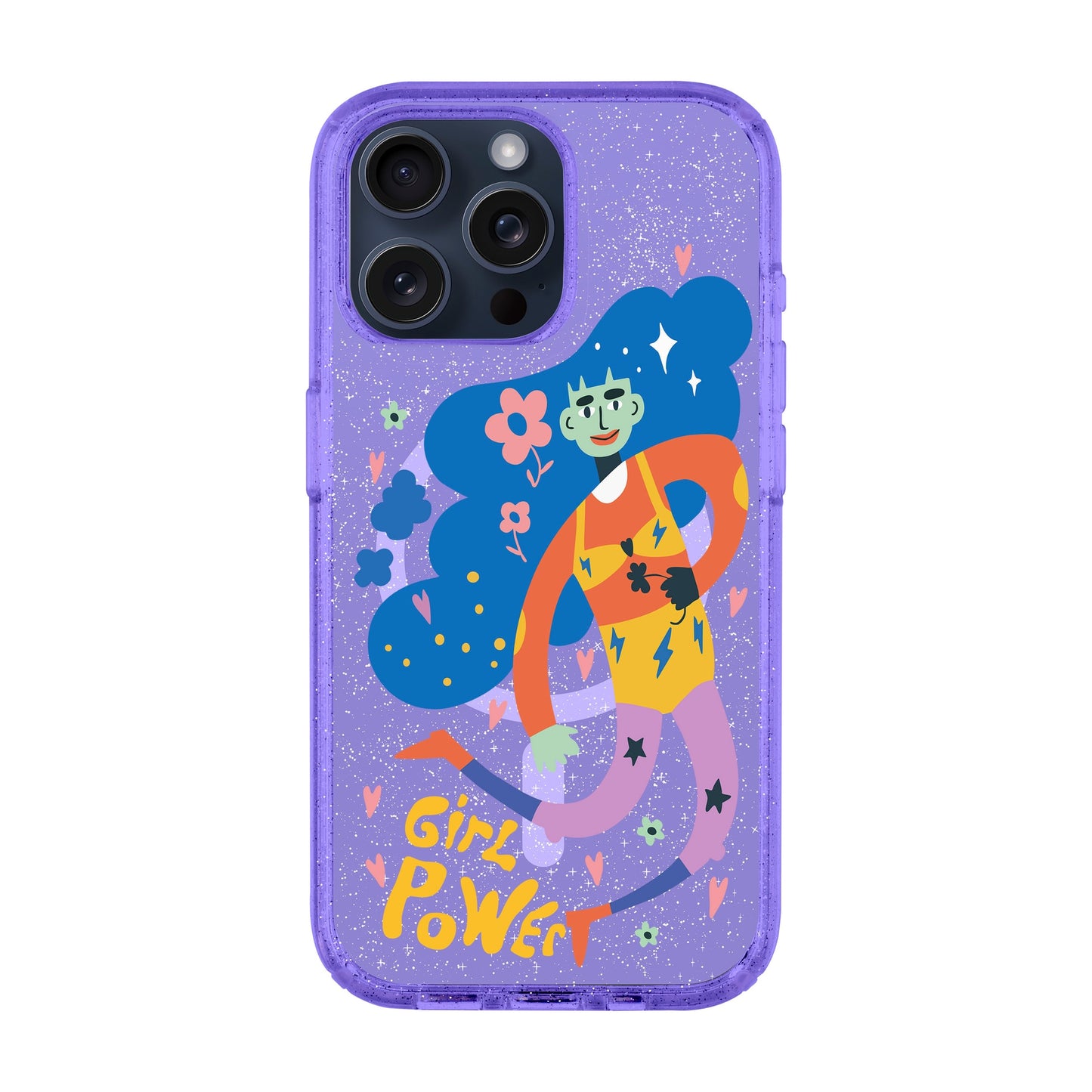 GIRL POWER-iPhone 15 Pro Max Shiny Kılıf MagSafe Özellikli