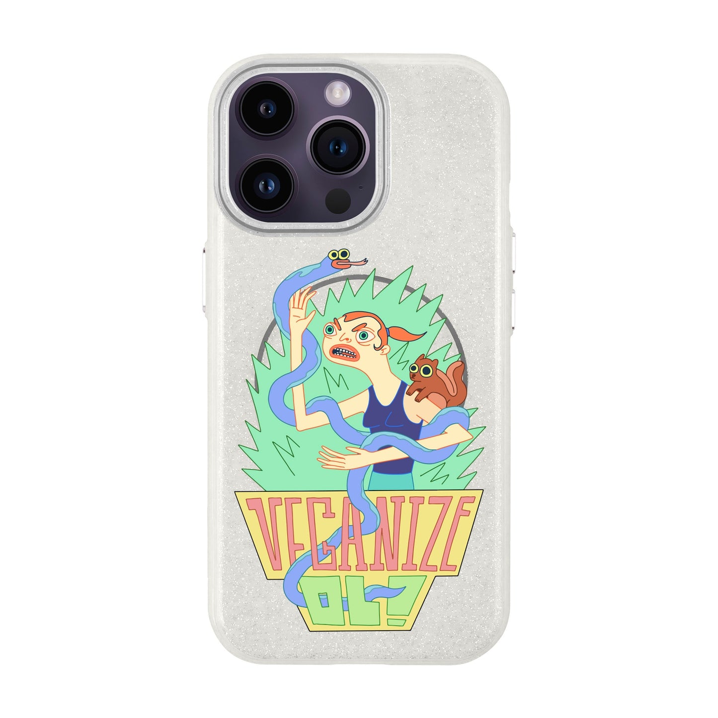 VEGANİZE-iPhone 14 Pro Max Radiant Kılıf MagSafe Özellikli