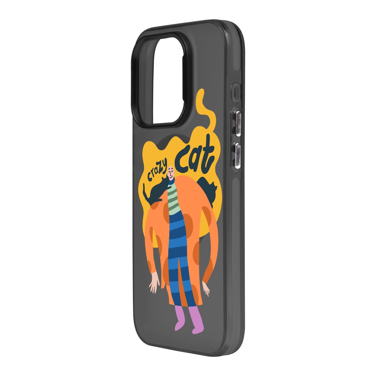 CRAZY CAT-iPhone 15 Plus Hold Kılıf MagSafe Özellikli