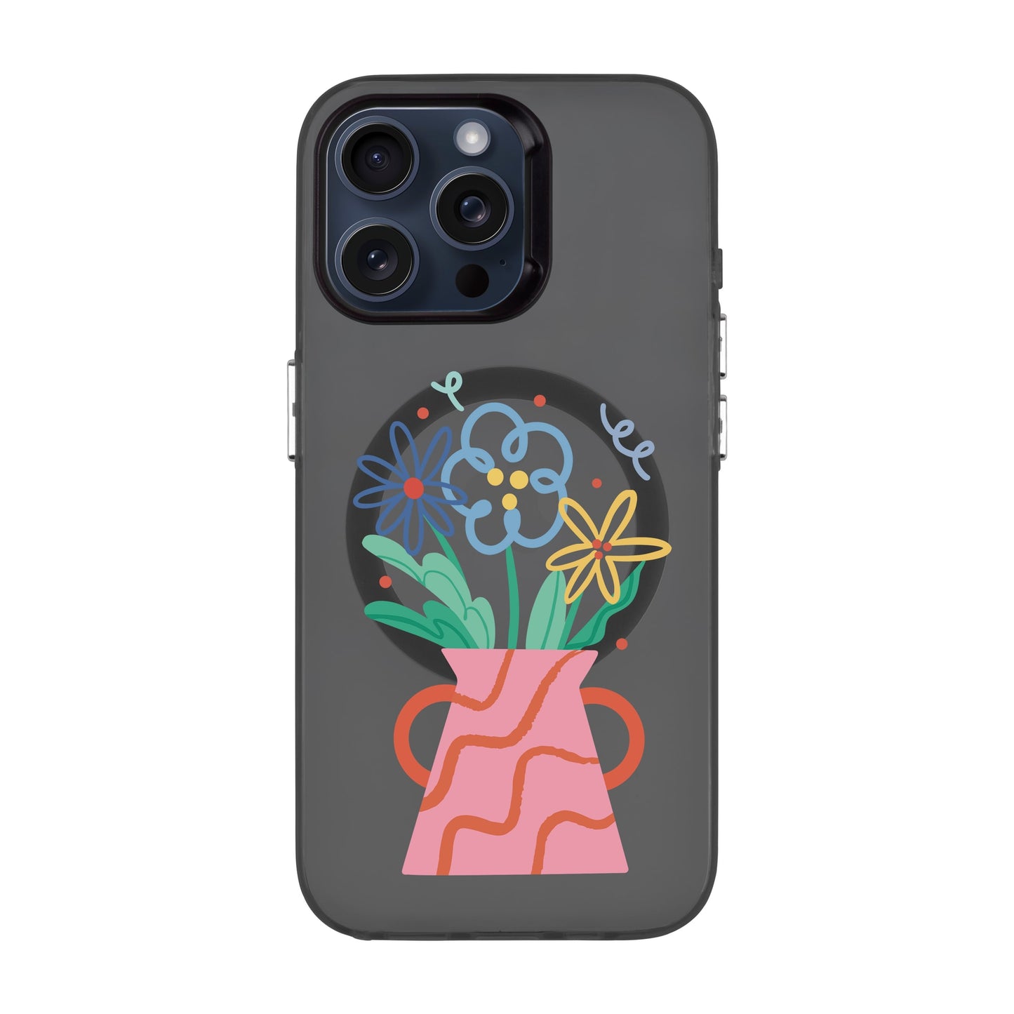 PINK VASE-iPhone 15 Pro Max Hold Kılıf MagSafe Özellikli
