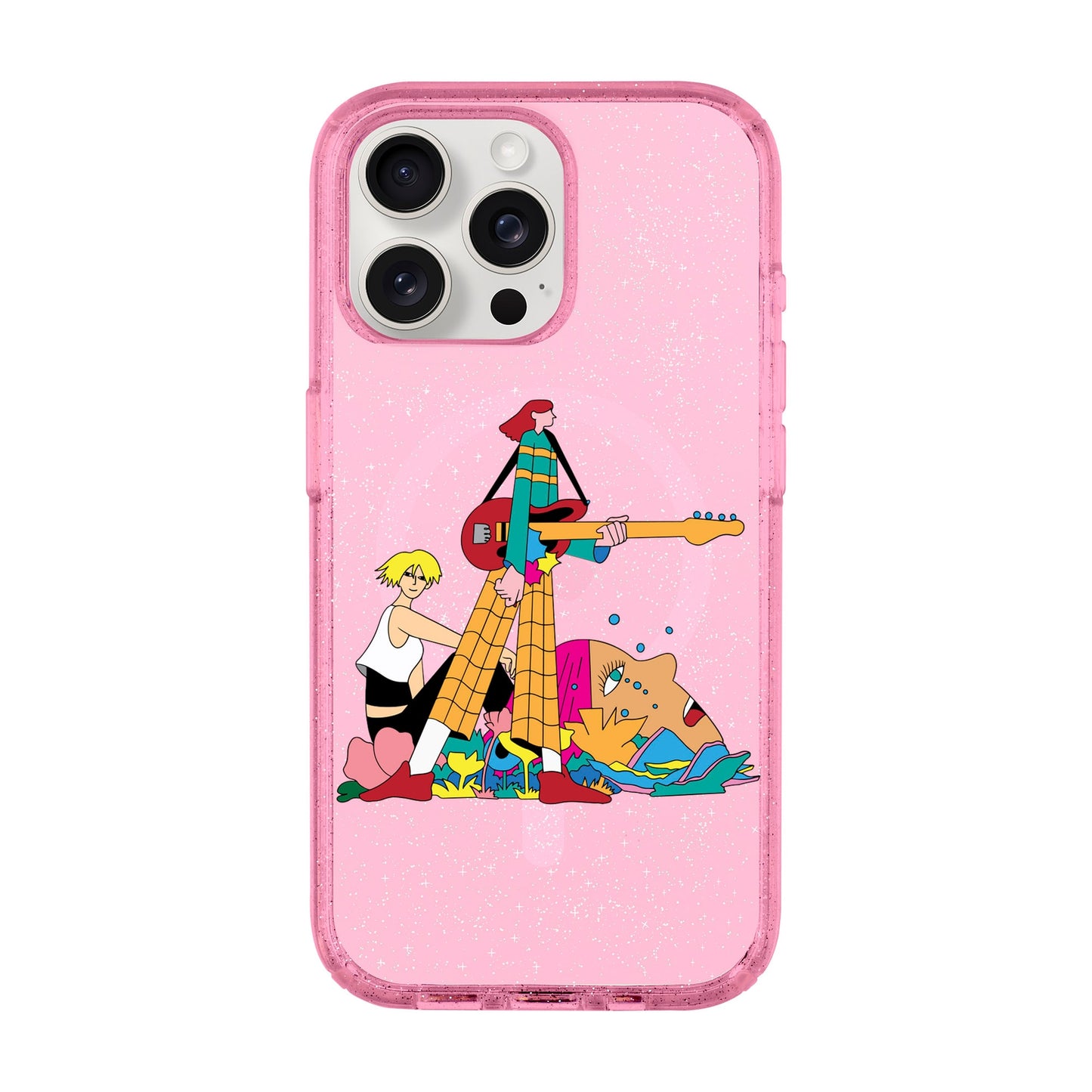 HER BAND-iPhone 15 Pro Max Shiny Kılıf MagSafe Özellikli