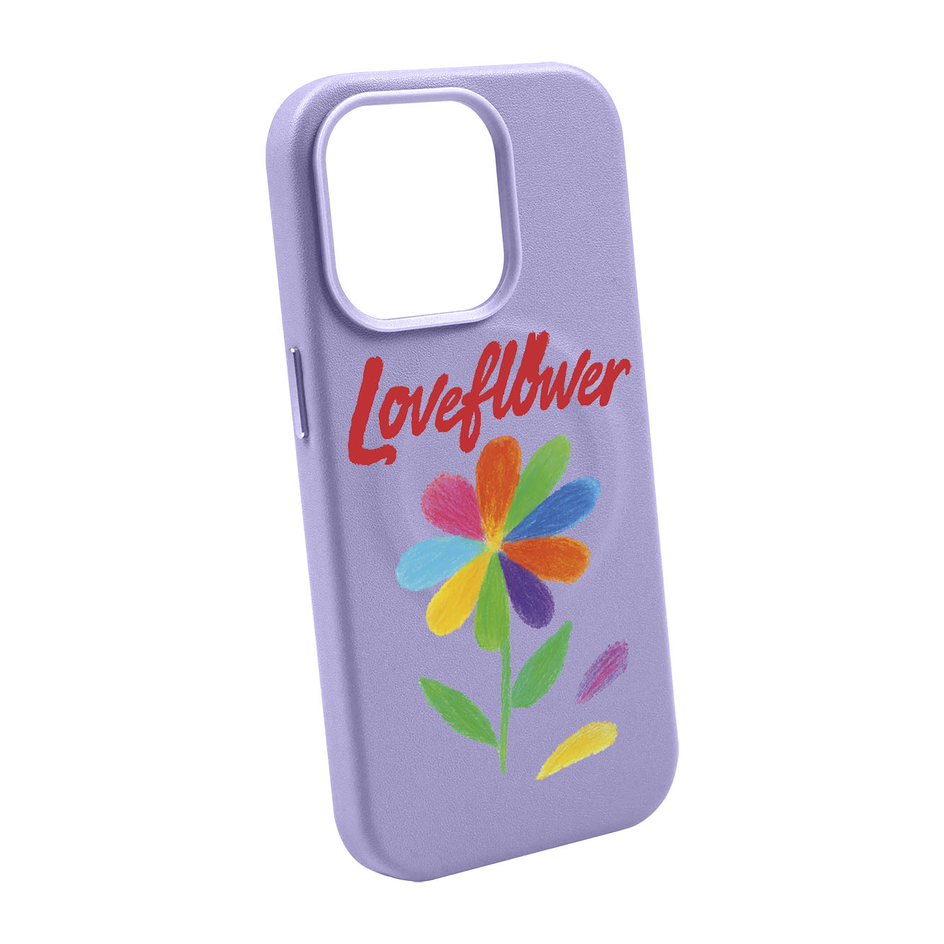 LOVE FLOWER-iPhone 11 Leather Kılıf MagSafe Özellikli