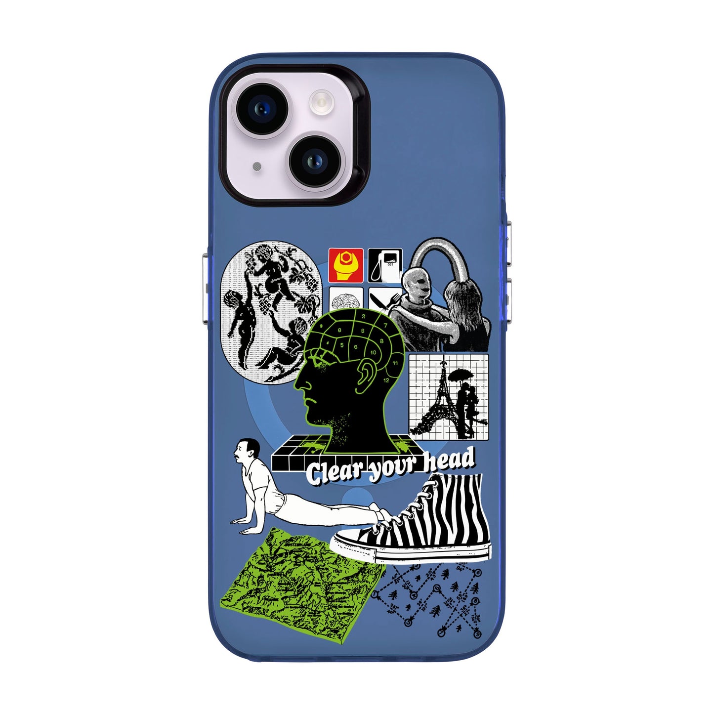 CLEAR YOUR HEAD-iPhone 14 Hold Kılıf MagSafe Özellikli