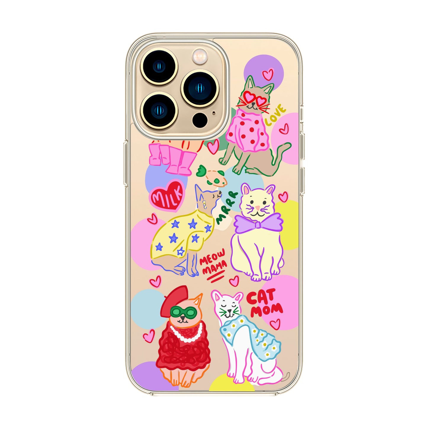 CAT MOM-iPhone 12 Pro Max Solid Kılıf