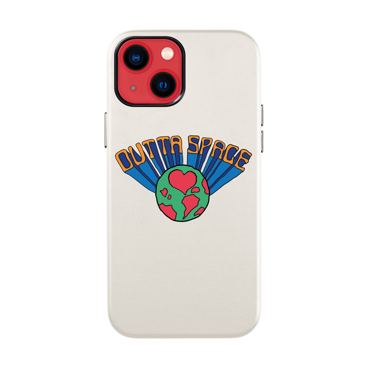 SPACE-iPhone 14 Leather Kılıf