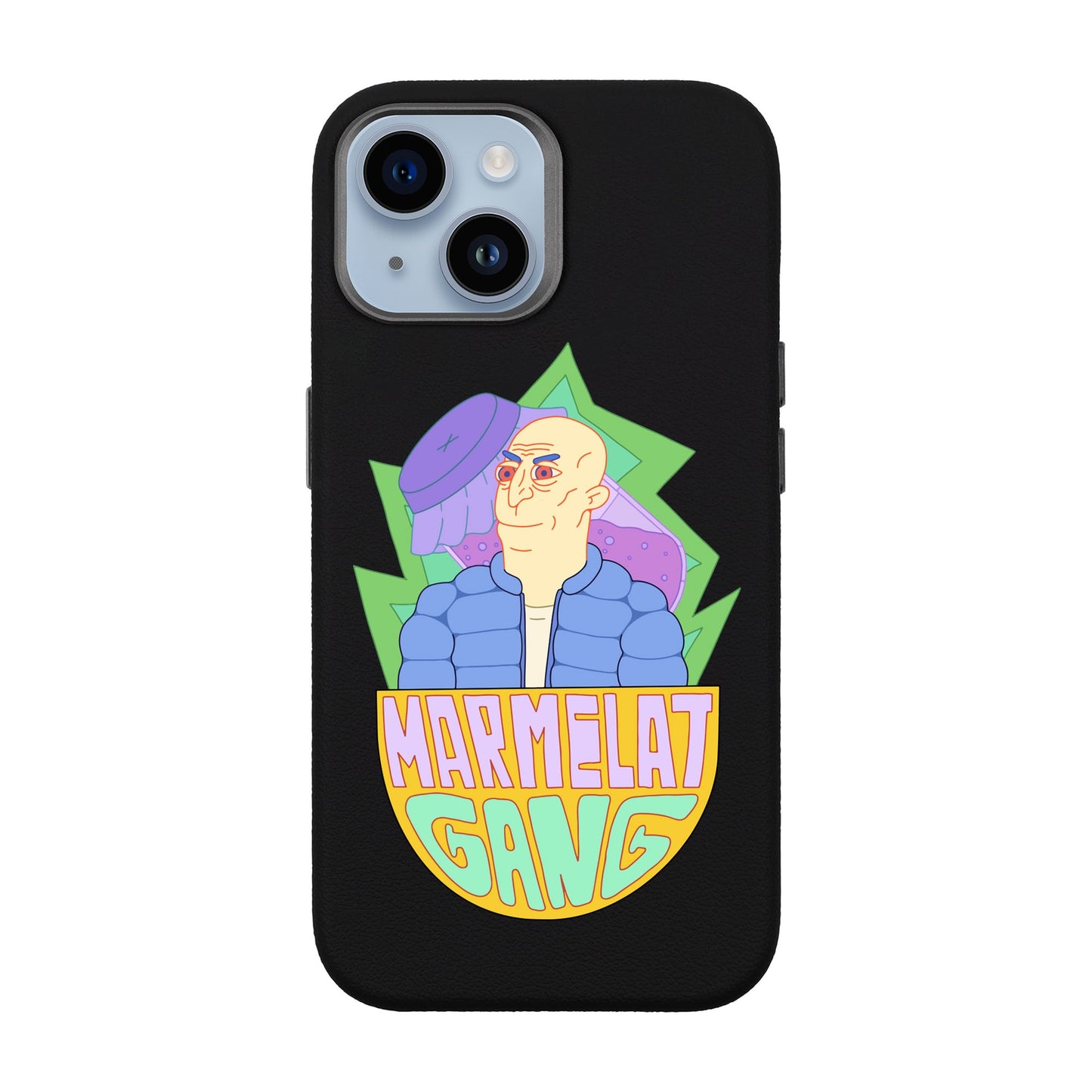 MARMELAT GANG-iPhone 13 Leather Premium Kılıf MagSafe Özellikli