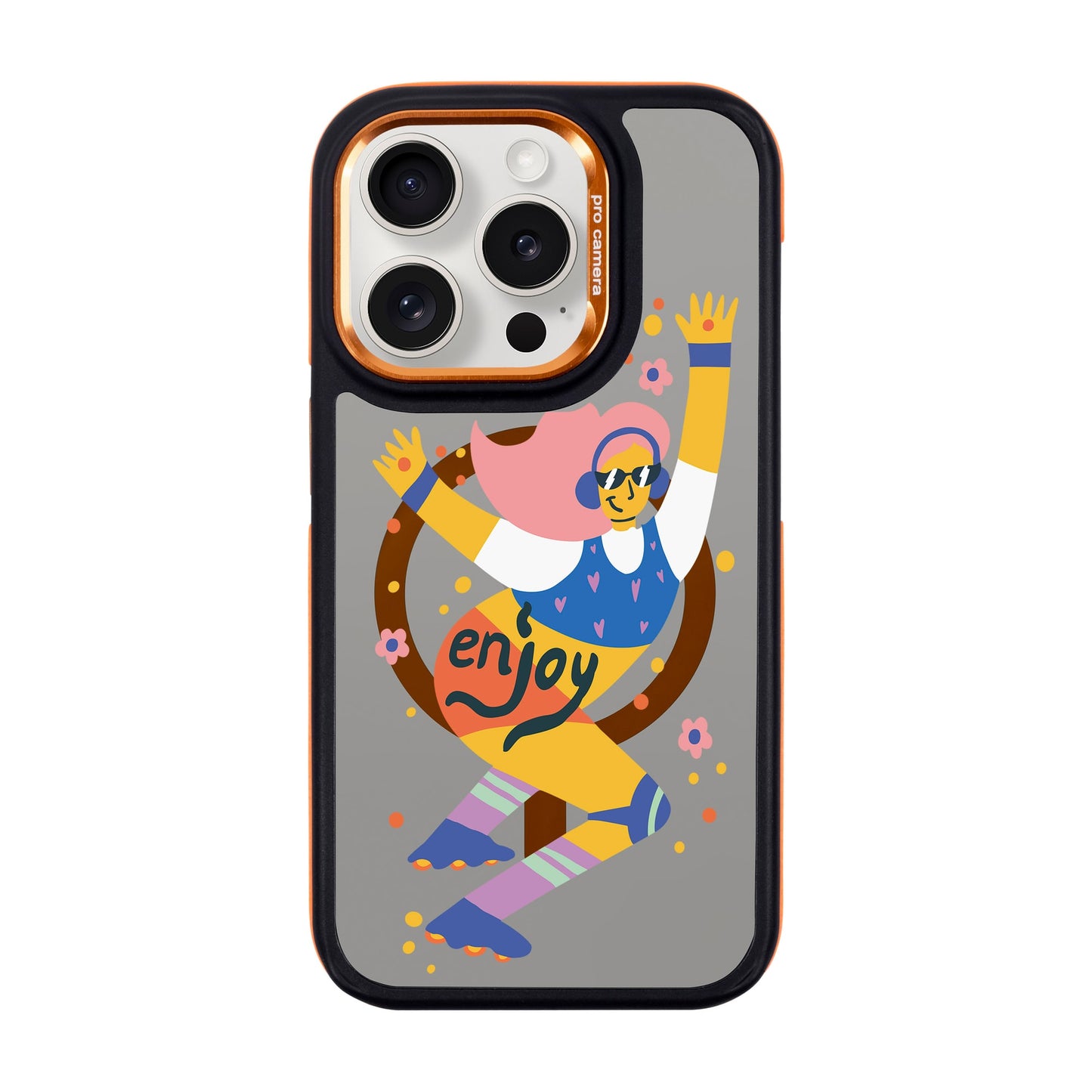 ENJOY-iPhone 15 Pro Dark Kılıf MagSafe Özellikli