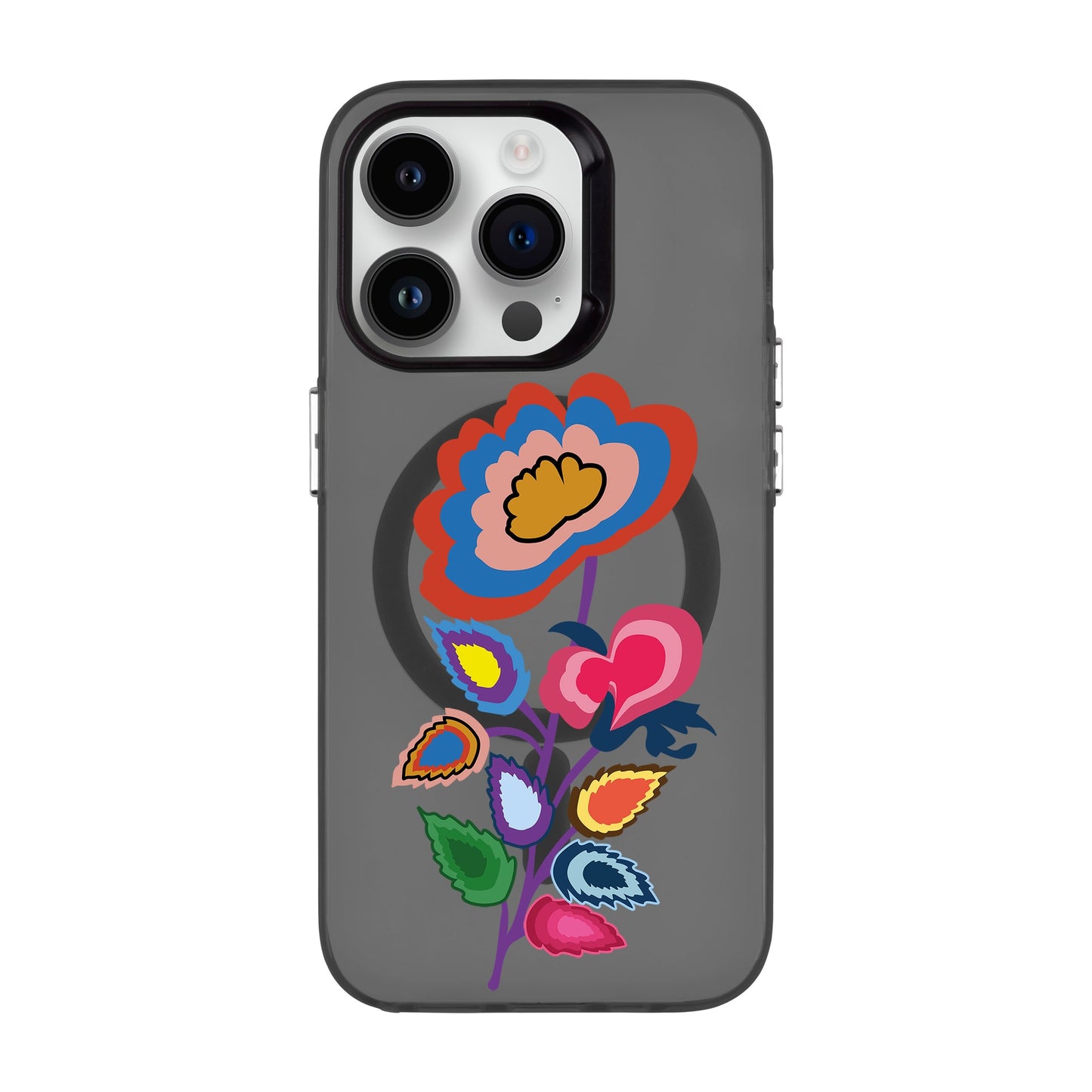 KNITTED FLOWER-iPhone 14 Pro Hold Kılıf MagSafe Özellikli