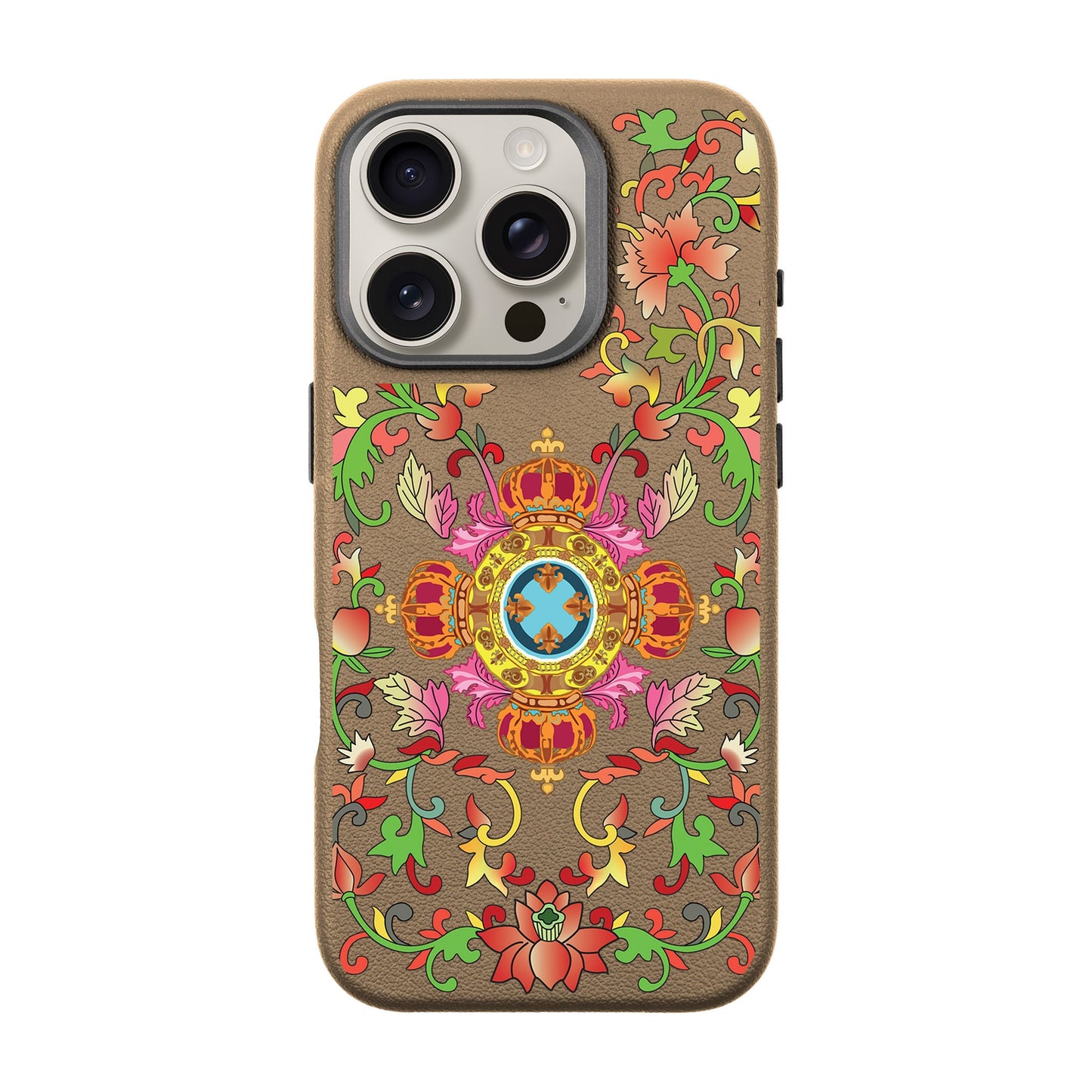 SPIRAL-iPhone 16 Pro Leather Premium Kılıf MagSafe Özellikli