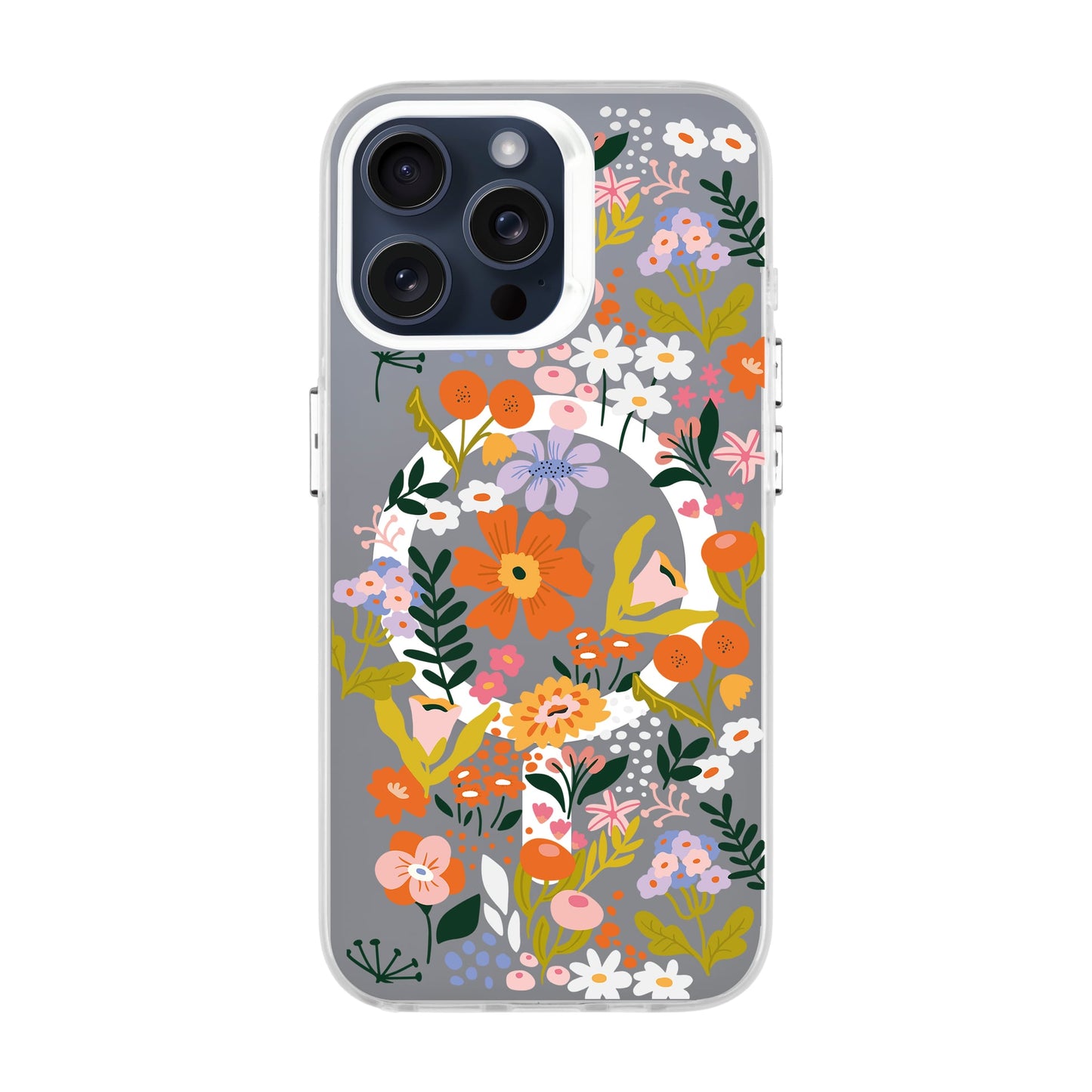 FLOWER-iPhone 13 Pro Max Hold Kılıf MagSafe Özellikli