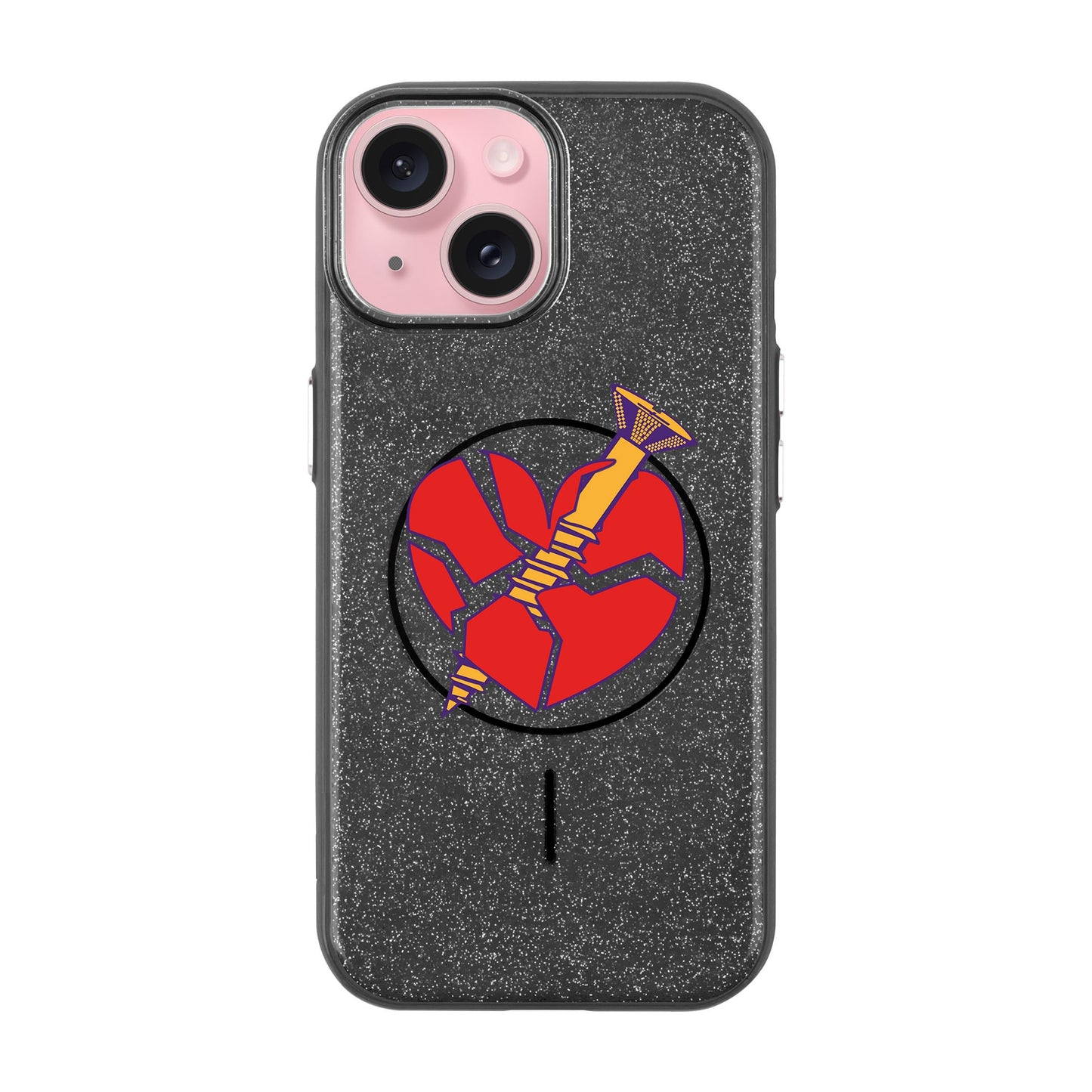 BROKEN HEART-iPhone 15 Plus Radiant Kılıf MagSafe Özellikli
