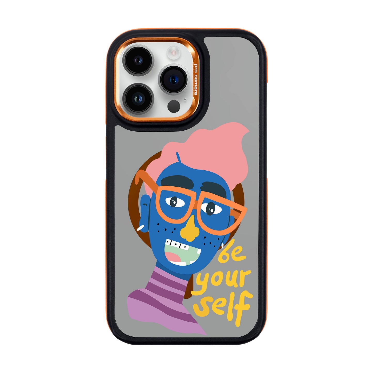 BE YOUR SELF-iPhone 14 Pro Max Dark Kılıf MagSafe Özellikli