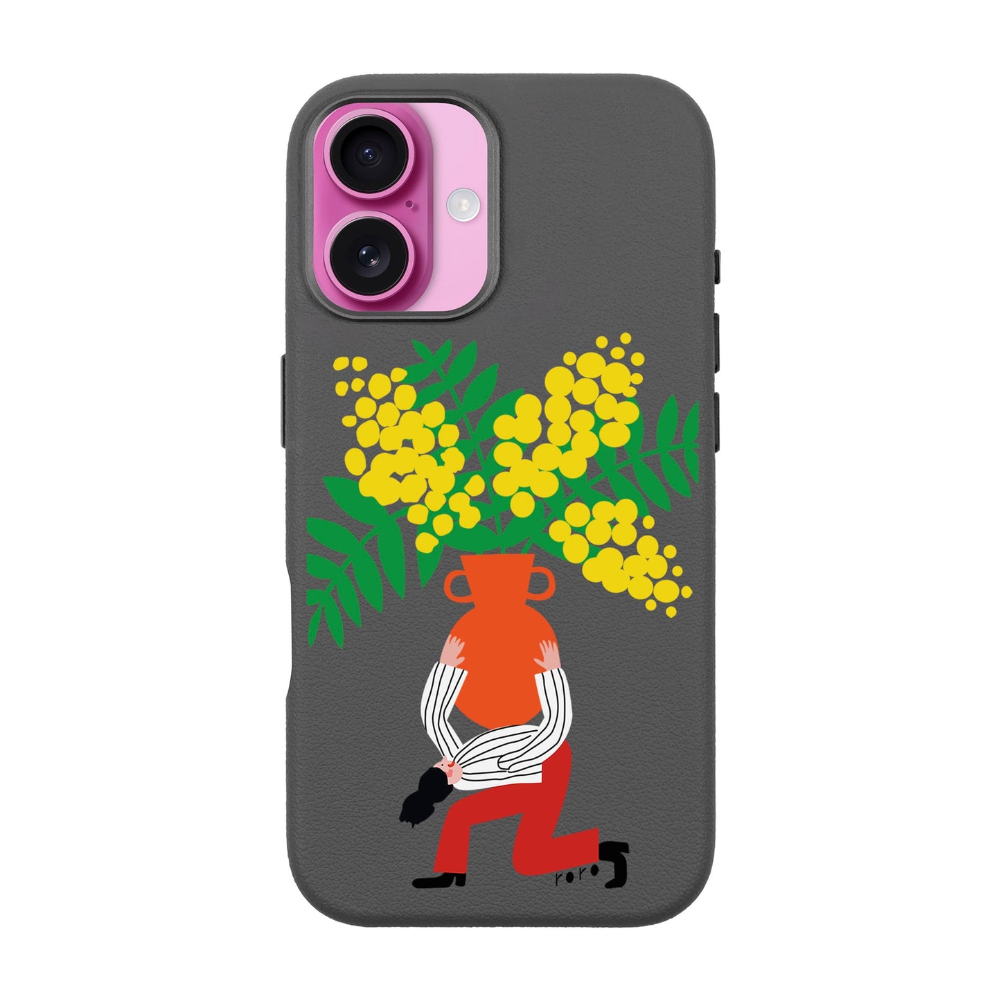 VASE-iPhone 16 Leather Premium Kılıf MagSafe Özellikli