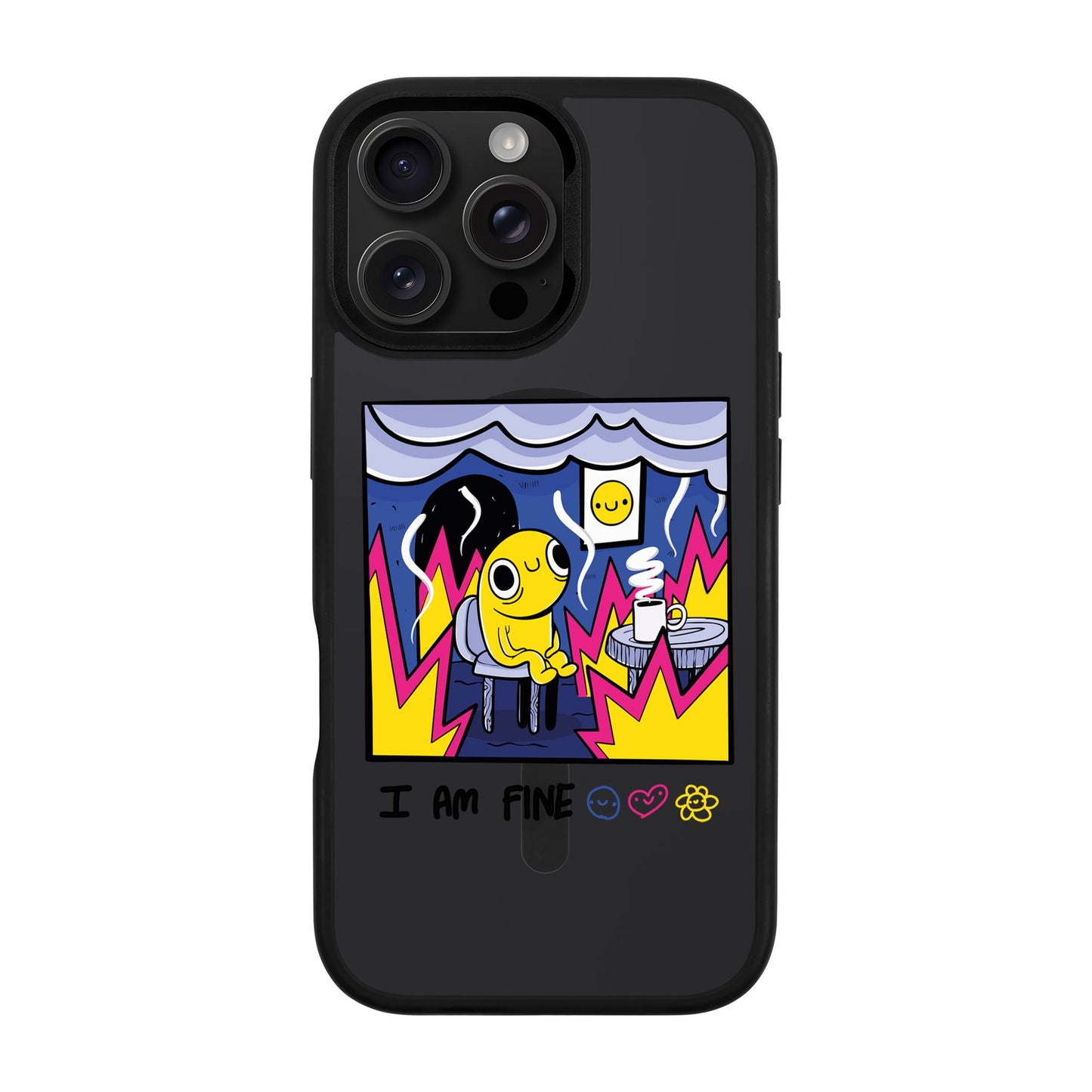 I AM FINE-iPhone 16 Pro Max Rise Kılıf MagSafe Özellikli