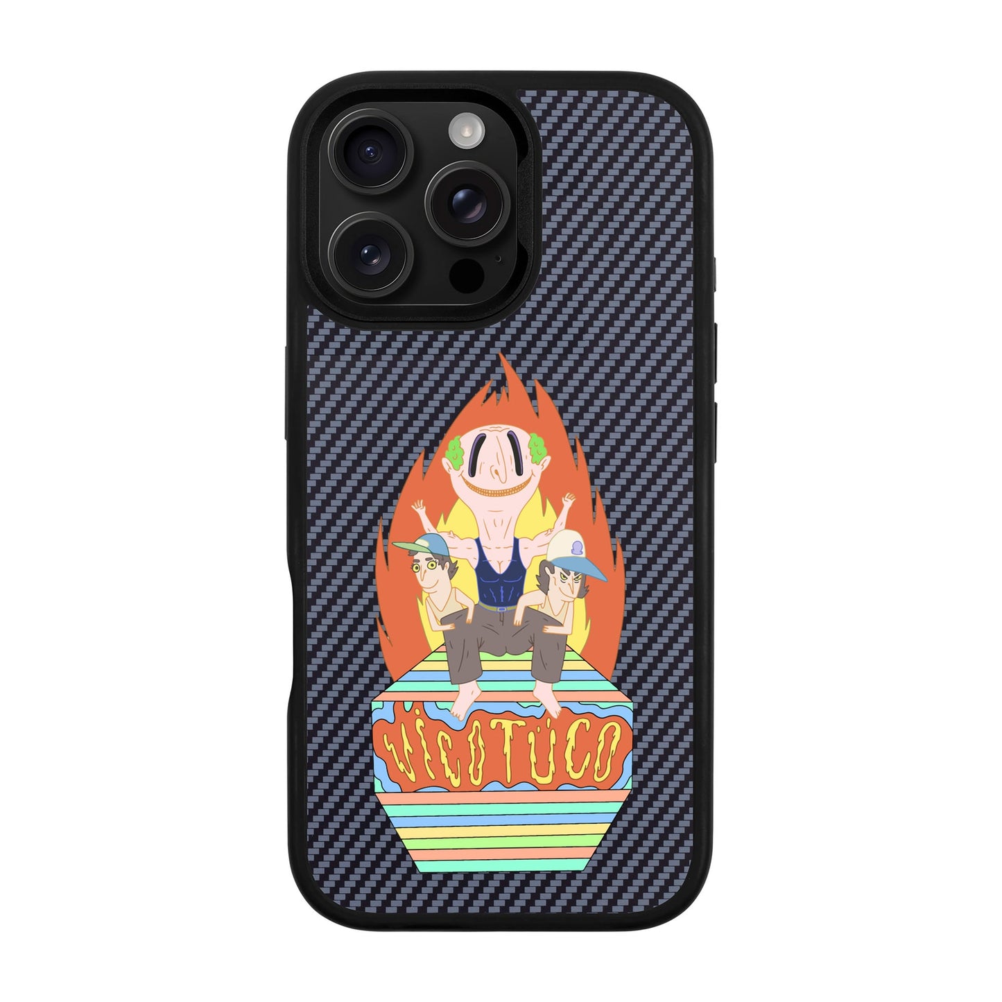 VİCOTÜCO ADAM-iPhone 16 Pro Max Plaid Kılıf MagSafe Özellikli
