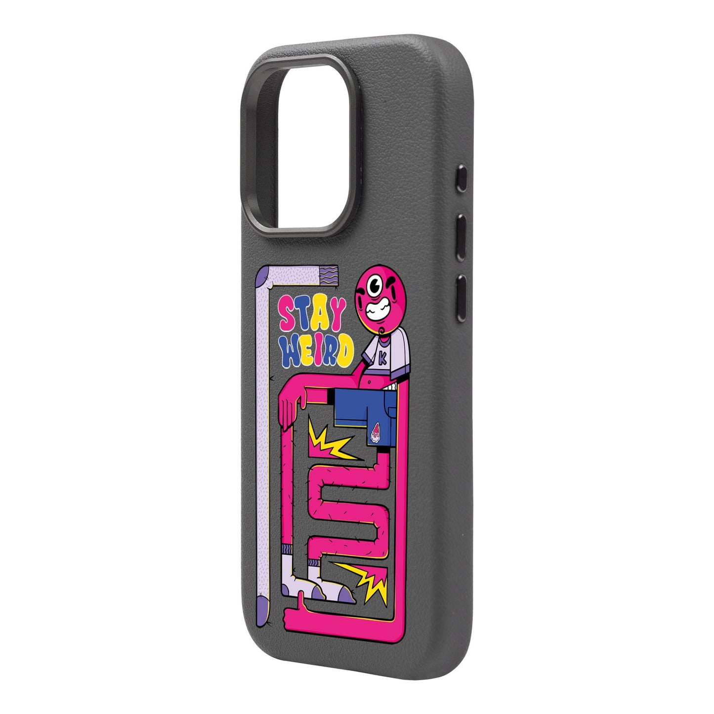 OG TOOTHY-iPhone 16 Leather Premium Kılıf MagSafe Özellikli