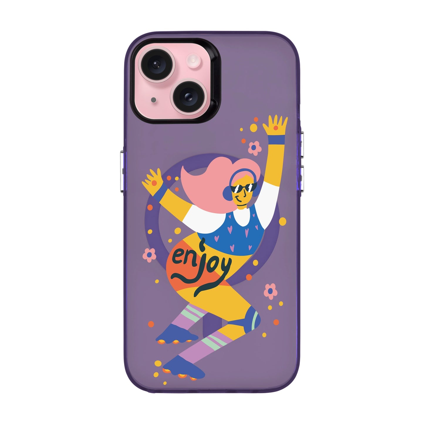 ENJOY-iPhone 15 Hold Kılıf MagSafe Özellikli