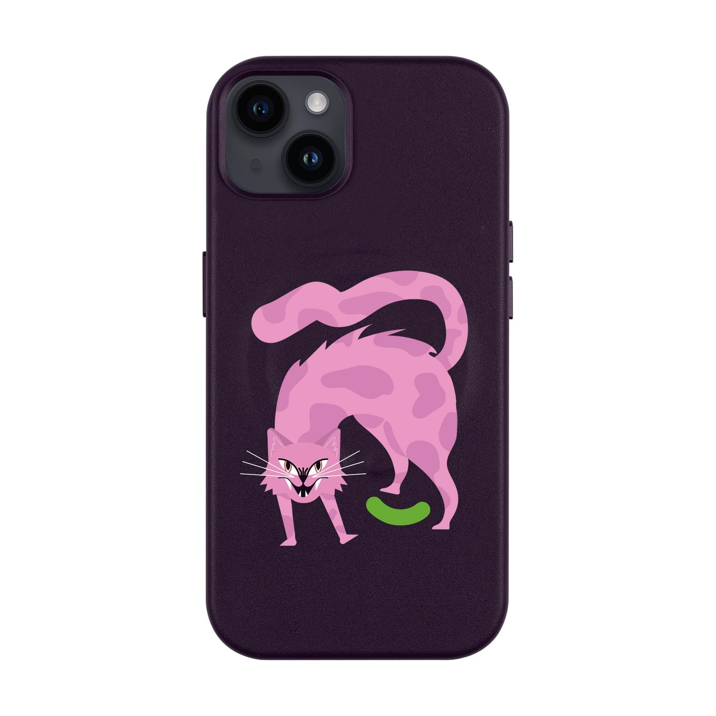 GRUMBLEPAWS-iPhone 14 Plus Leather Kılıf MagSafe Özellikli