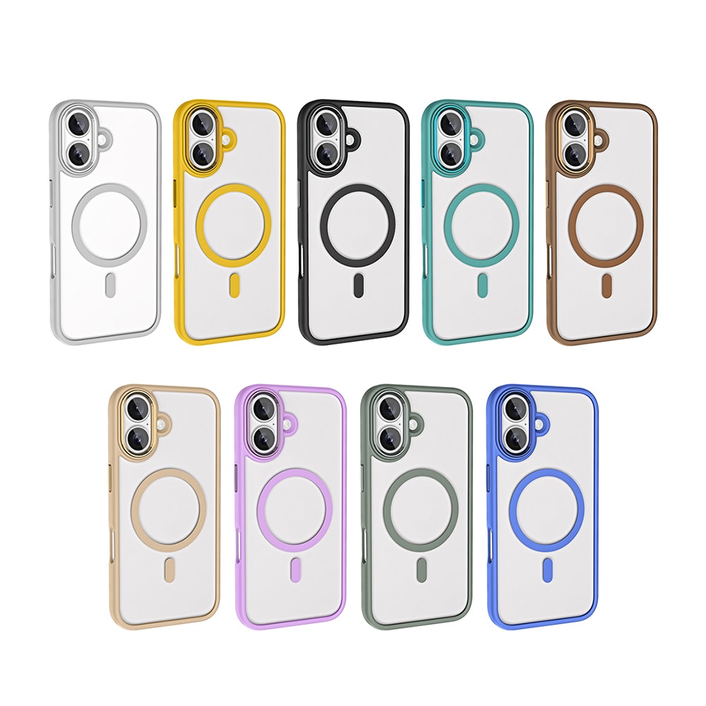 NEW-iPhone 16 Hyaline Kılıf MagSafe Özellikli