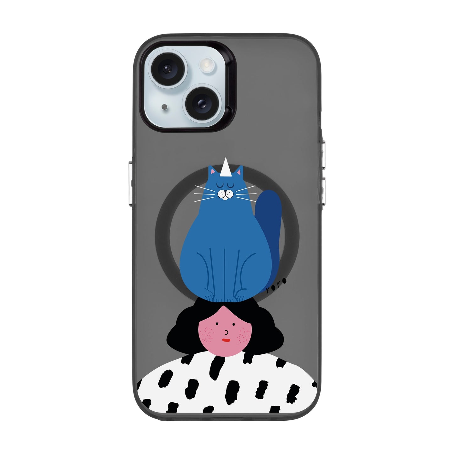 NAUGHTY CAT-iPhone 13 Hold Kılıf MagSafe Özellikli