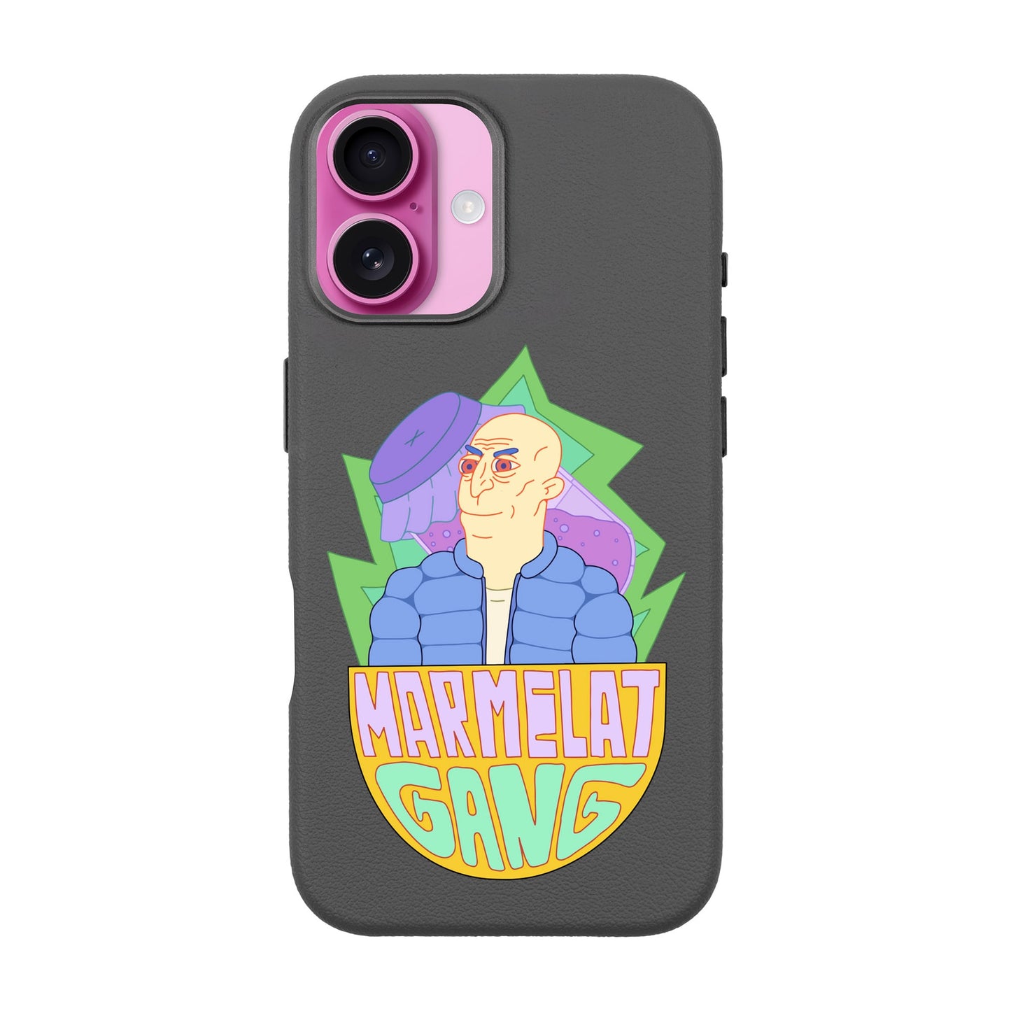 MARMELAT GANG-iPhone 16 Leather Premium Kılıf MagSafe Özellikli