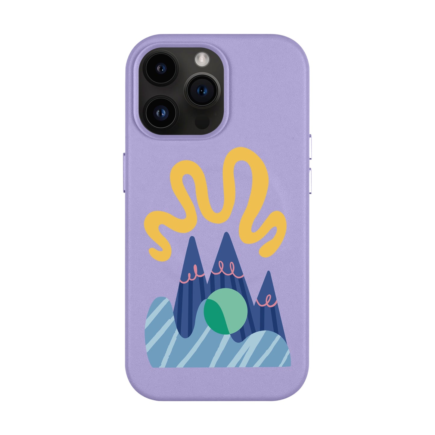 MOUNTAIN-iPhone 14 Pro Max Leather Kılıf MagSafe Özellikli