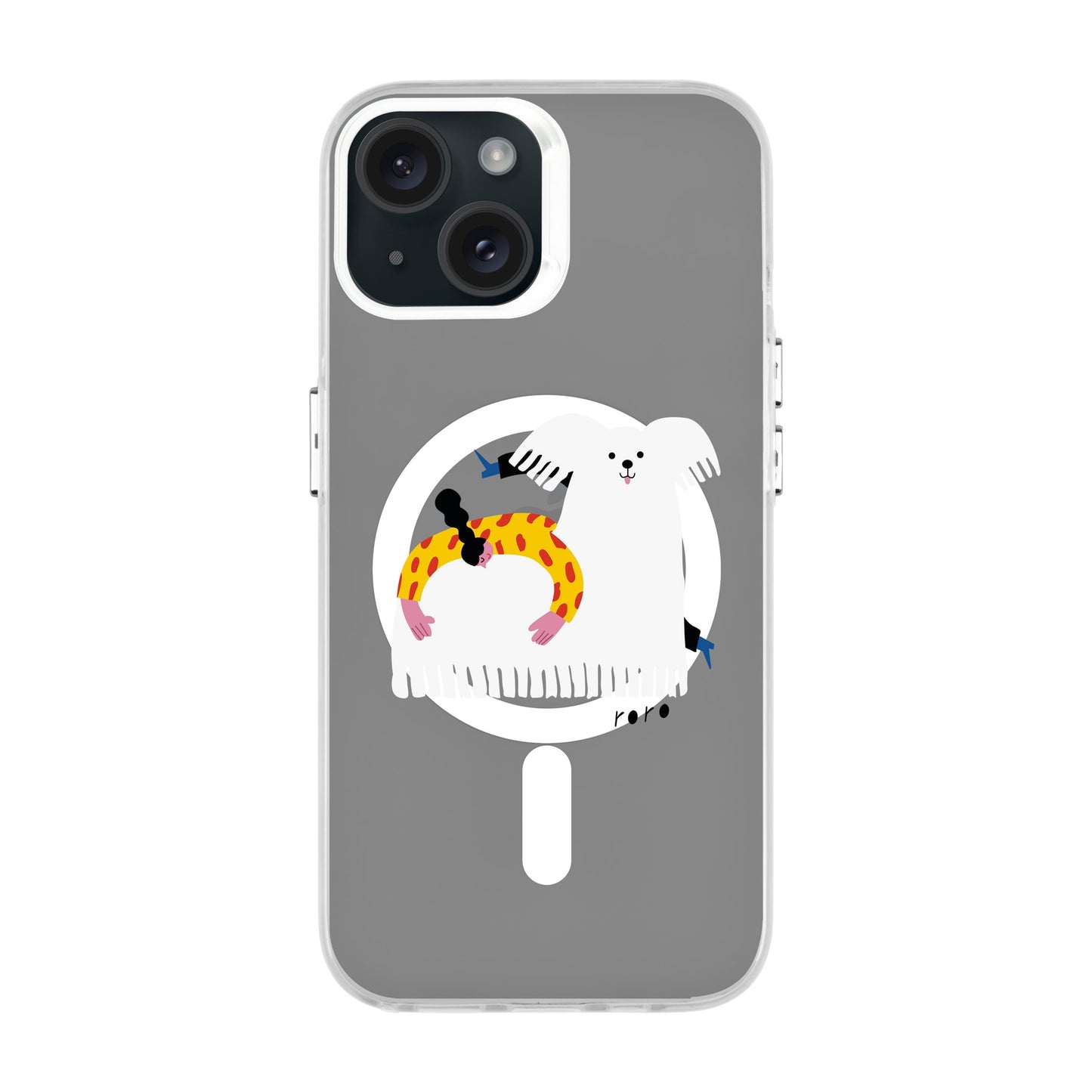 FANCY DOG-iPhone 15 Hold Kılıf MagSafe Özellikli