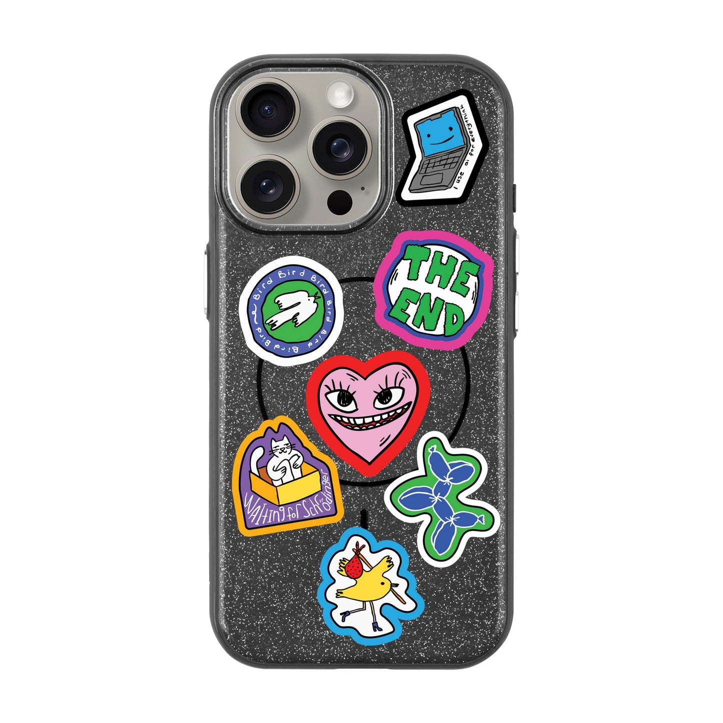 TŌTEN STICKERZ-iPhone 15 Pro Max Radiant Kılıf MagSafe Özellikli