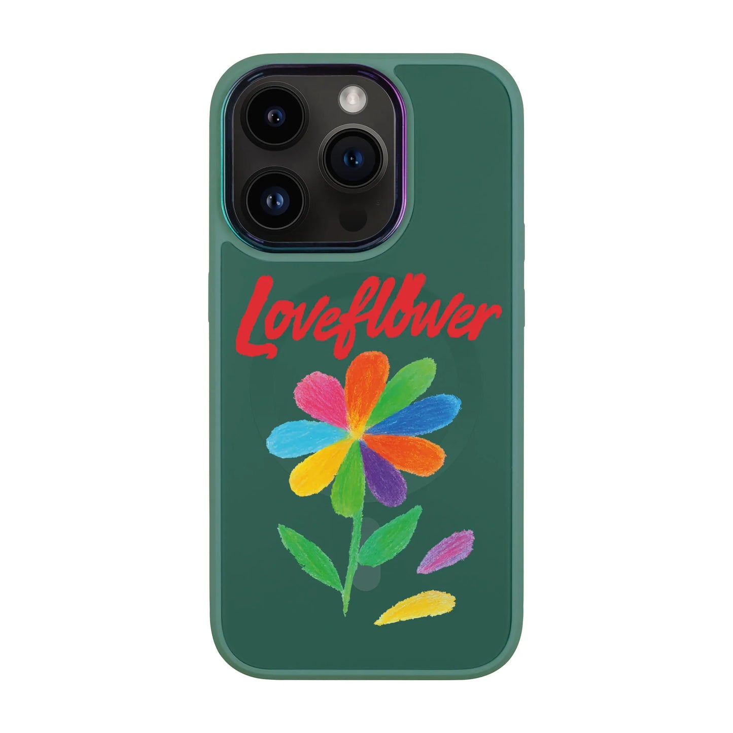LOVE FLOWER-iPhone 13 Pro Vigor Kılıf MagSafe Özellikli