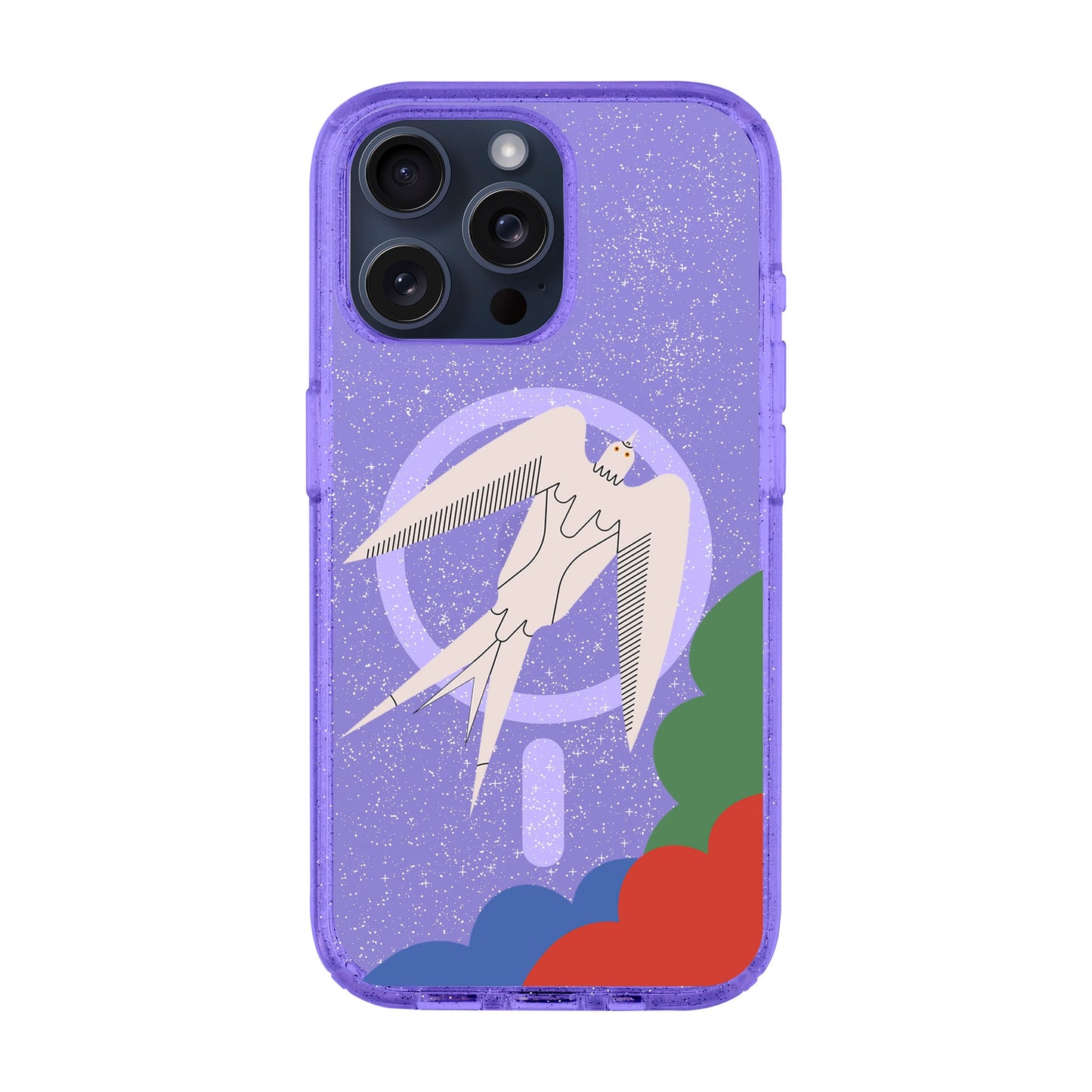 L’OISEAU LIBRE-iPhone 15 Pro Max Shiny Kılıf MagSafe Özellikli