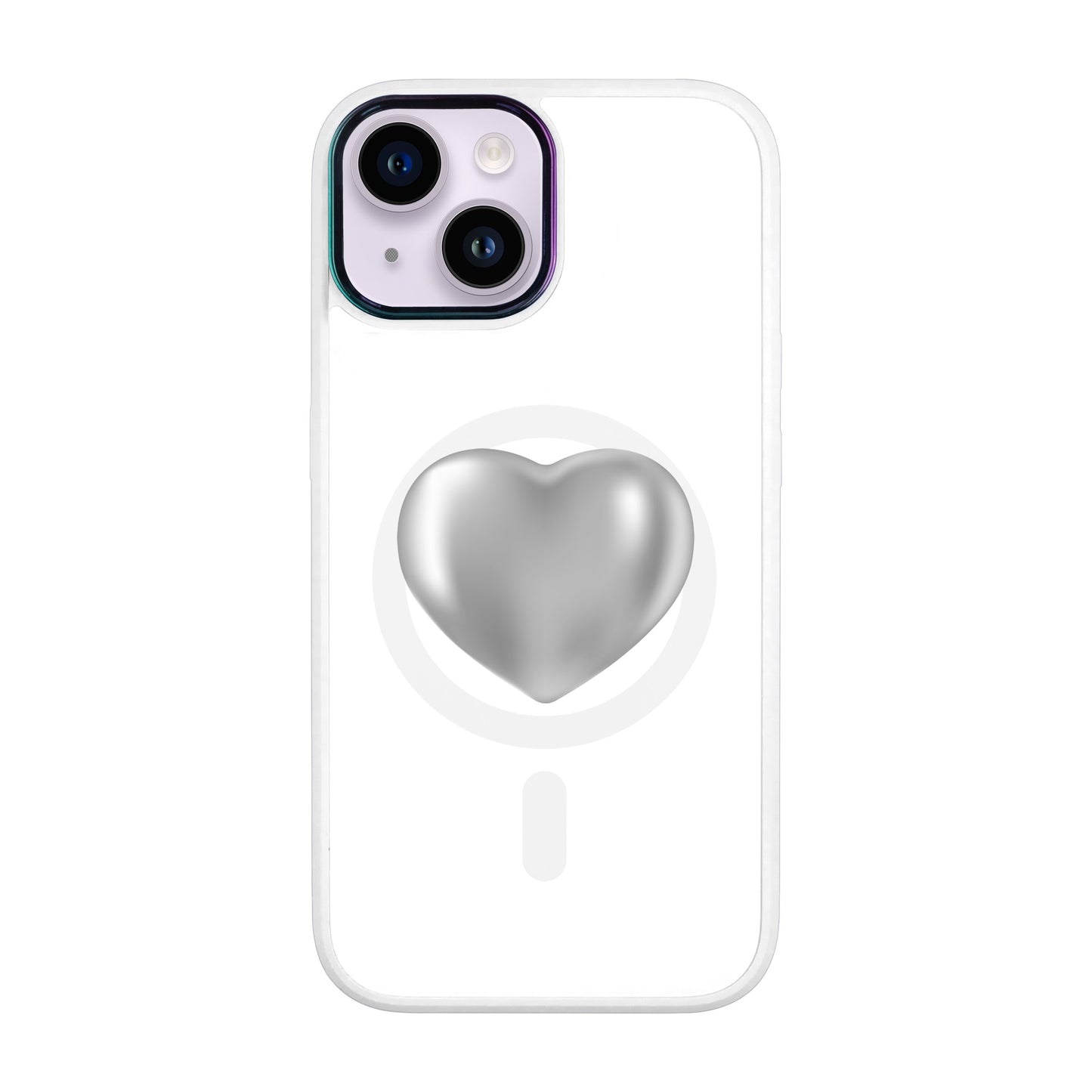SILVER HEART-iPhone 12 Vigor Kılıf MagSafe Özellikli