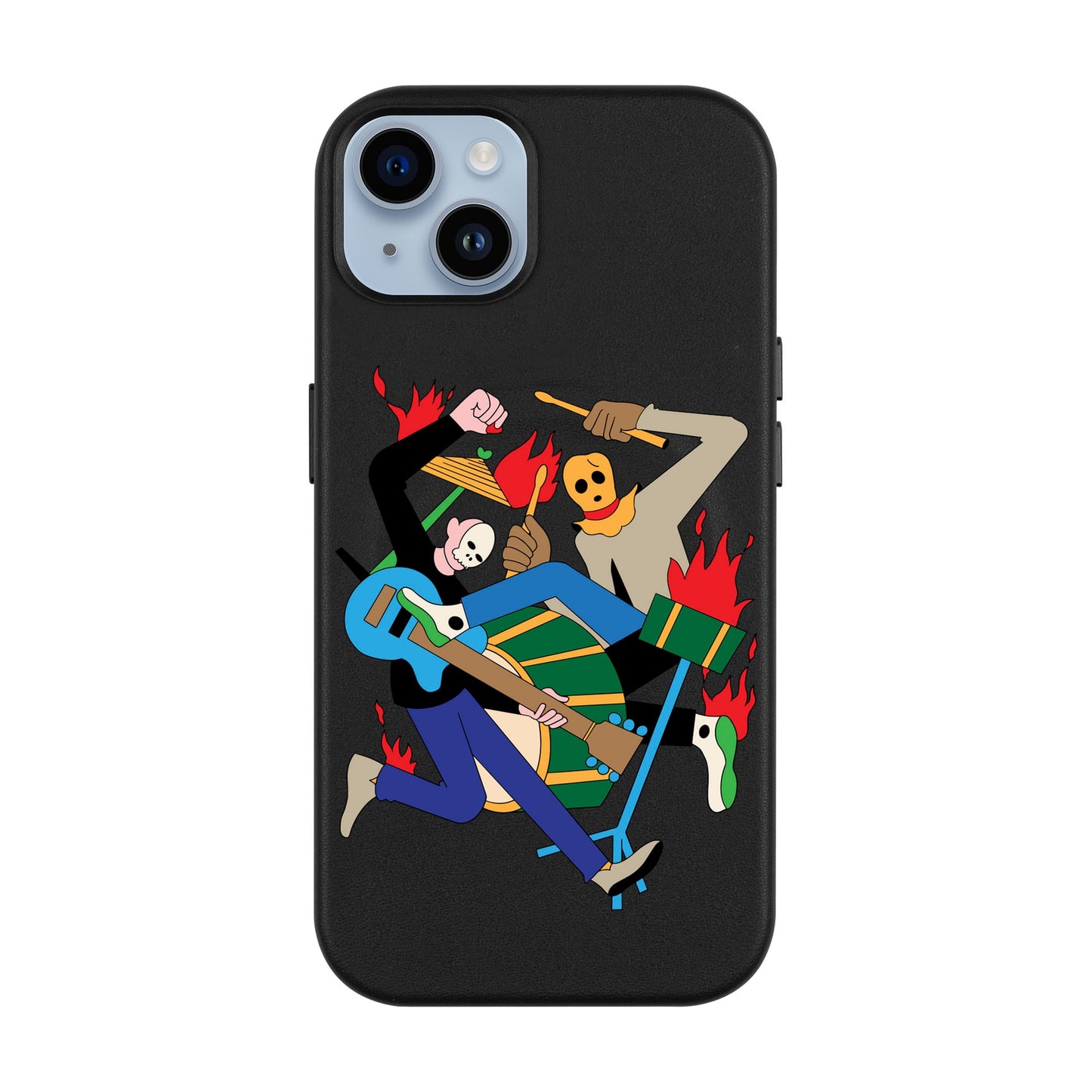 MONSTER MASH-iPhone 14 Plus Leather Kılıf MagSafe Özellikli