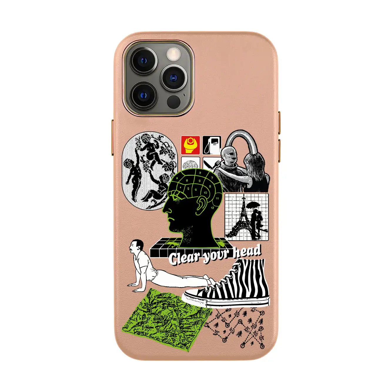 CLEAR YOUR HEAD-iPhone 7 / 8 / SE Leather Kılıf