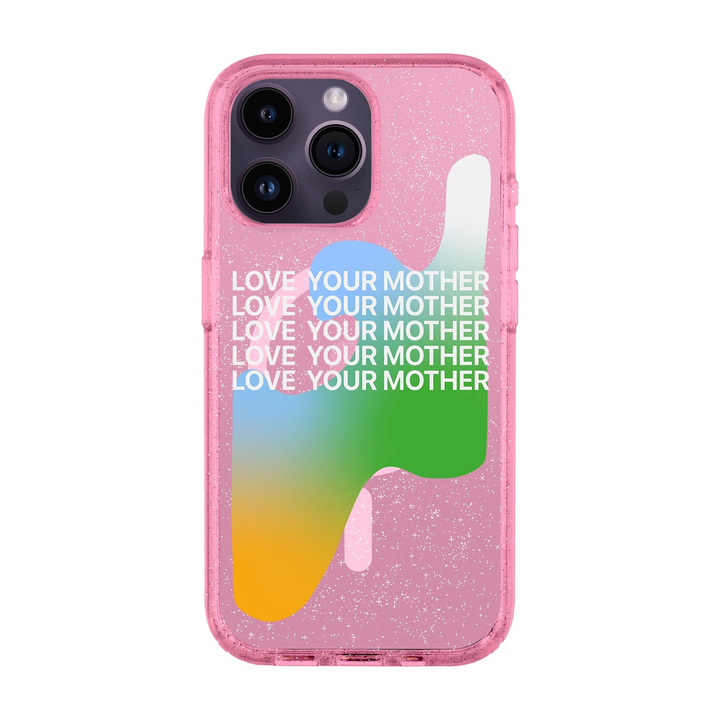 LOVE YOUR MOTHER-iPhone 14 Pro Max Shiny Kılıf MagSafe Özellikli